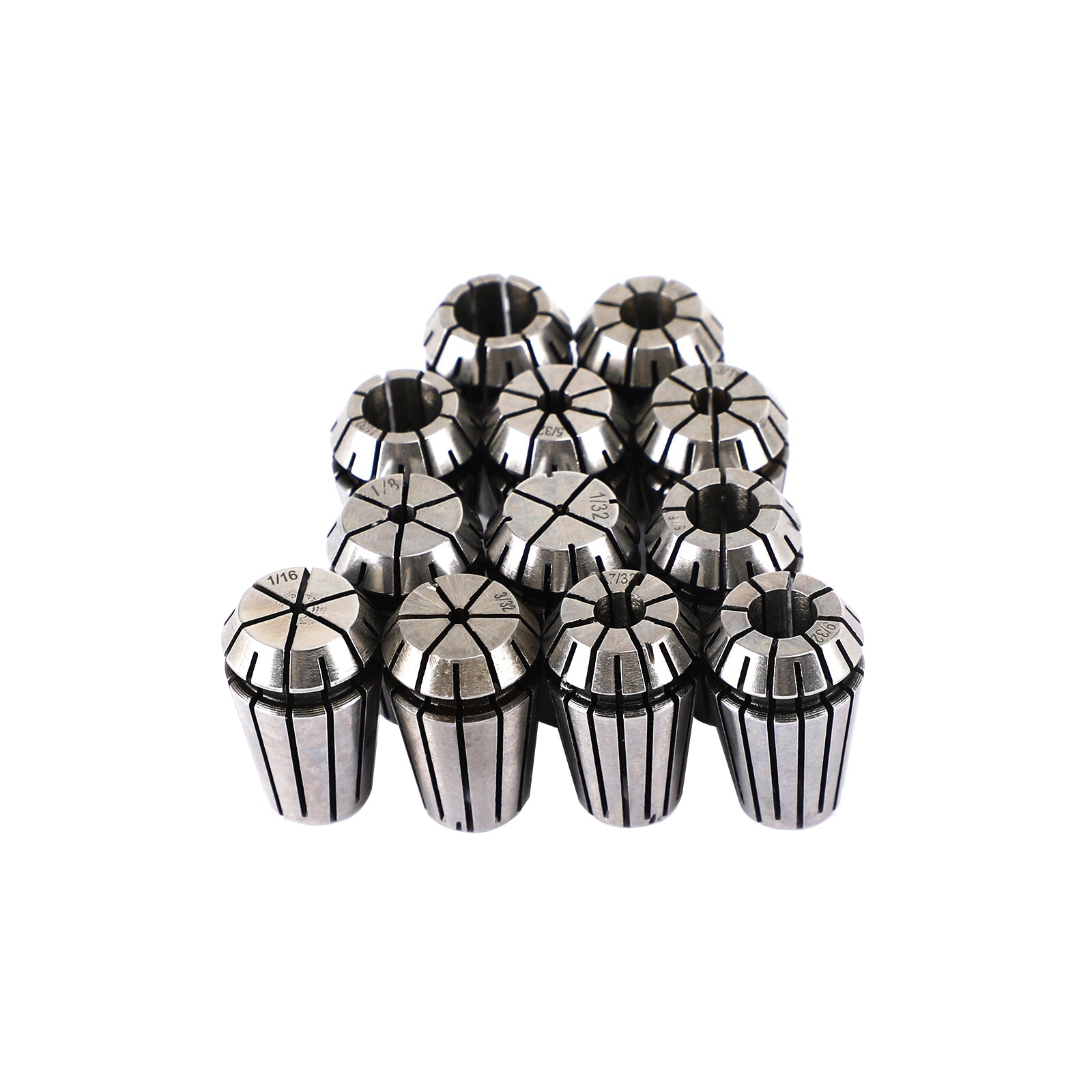 9Pcs ER16 Spring Collet Set For CNC Milling Lathe Tool Engraving Machine Steel