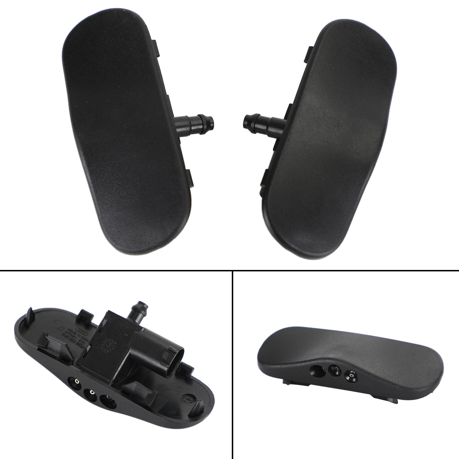 2x Jet de buse de lave-glace chauffant avant pour AUDI A3 A4 Q3 Q5 Q7 TT