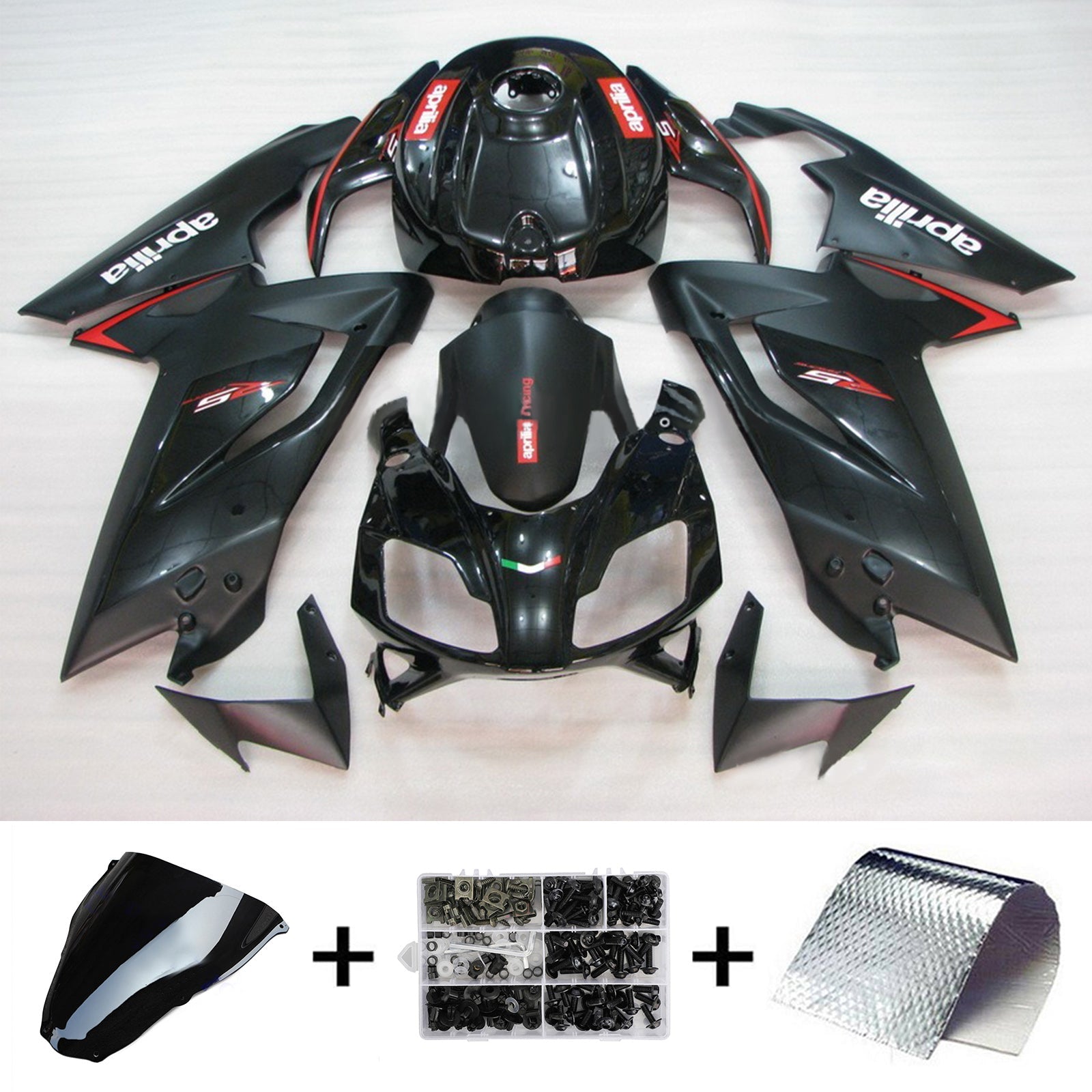 2006-2011 Aprilia Rs125 Amotopart Injection Fairing Kit Bodywork Plastic ABS #106