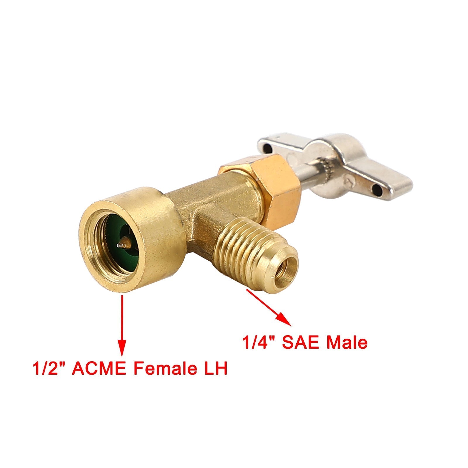 1/4" x 1/2" Adaptere Hurtigkoblinger med ventilsett Justerbar adapter