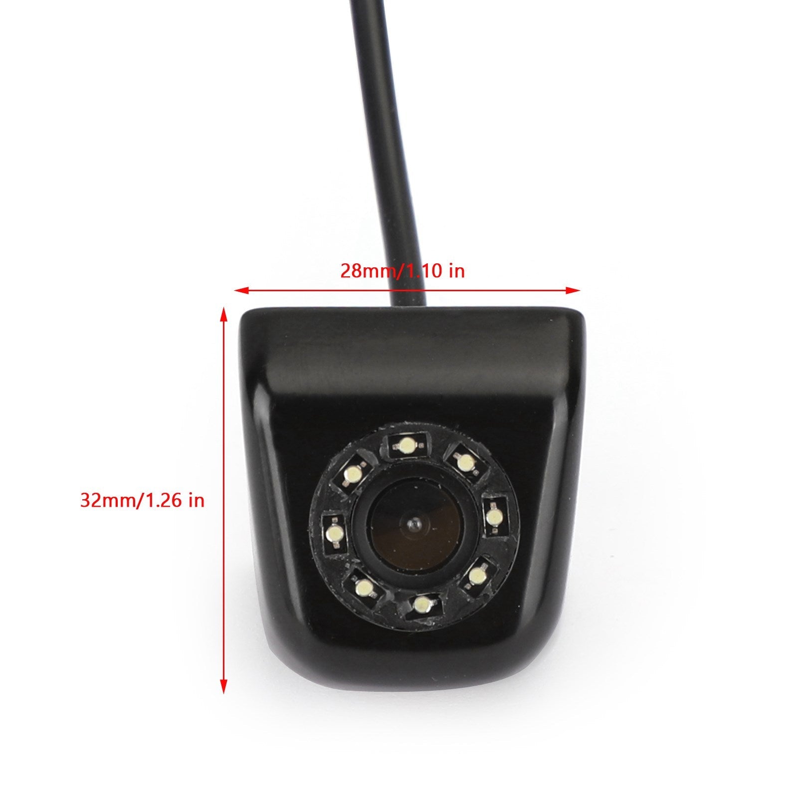 170 ° HD 8LED auto achteruitrijcamera achteruitrijparkeercamera waterdicht nachtzicht