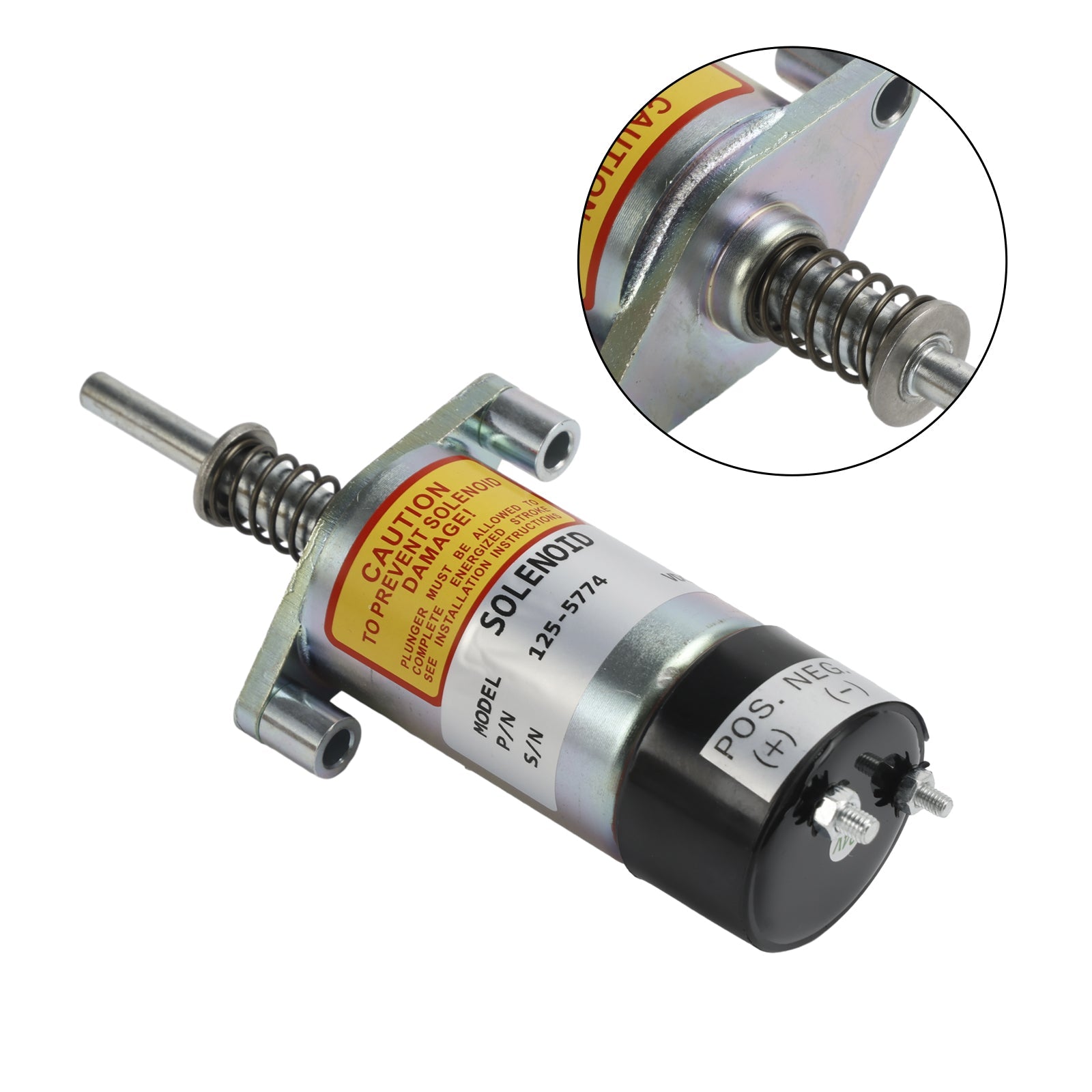 125-5774 24V BRÄNSLE STÄNGNING SOLENOID FÖR CATERPILLAR 3204 3304 3304B 3306 3306B