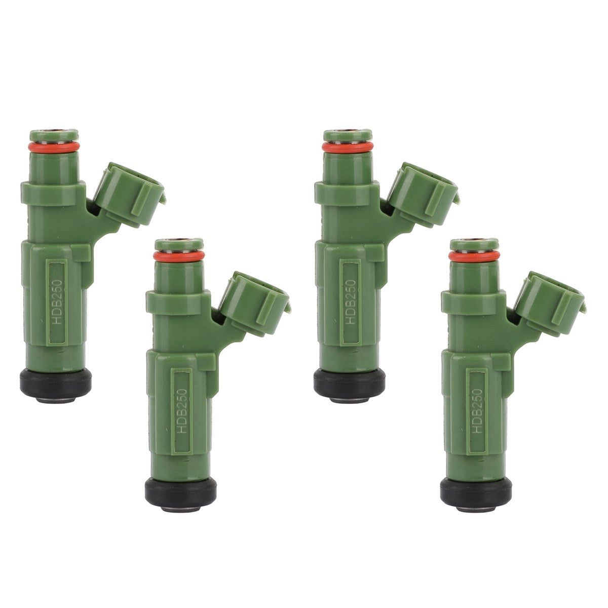 4pcs drivstoffinjektorer passform 2004-2007 Mitsubishi Lancer 2.0L L4 HDB250 generisk