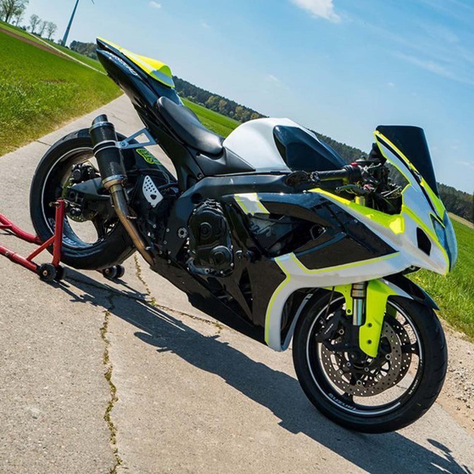 2006-2007 Suzuki GSXR 600/750 K6 Kit de carenagem de injeção AMOTOPT KIT BOYWORK ABS #180