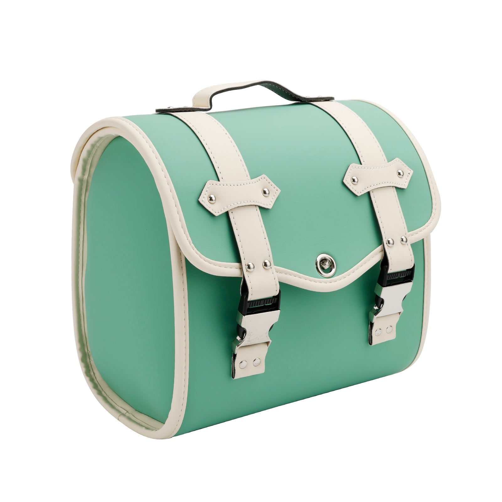 Zadeltas Zijopbergtas Gereedschapstas Universeel Snelsluiting Pu Voor Motor Bruin