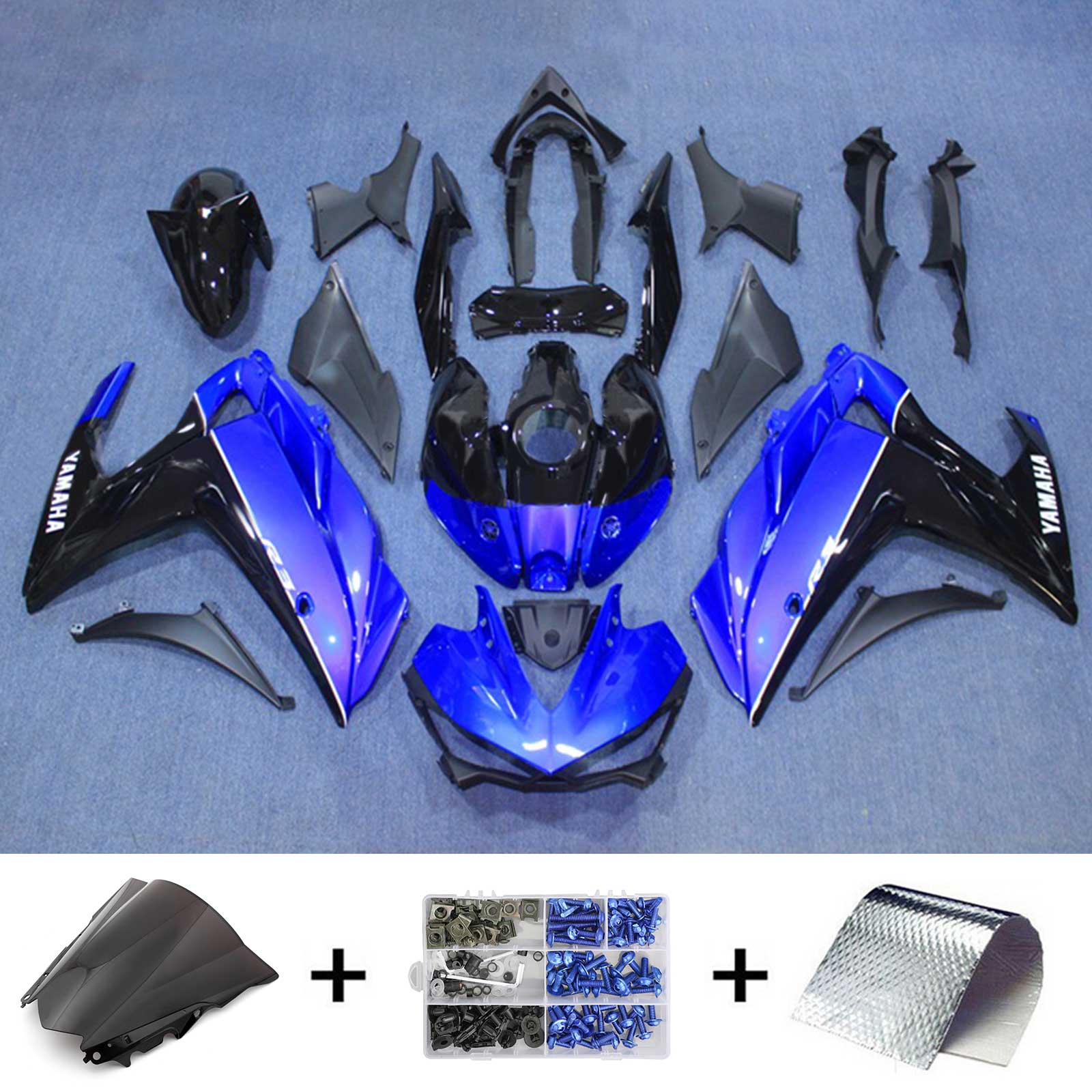 2014-2018 Yamaha YZF-R3 2015-2017 R25 Kit de carénage générique