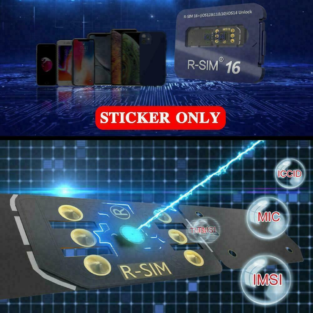 R-SIM 16 Nano Unlock RSIM Card Fit för iPhone 13 12 Mini 12 Pro XS Max 8 iOS 15
