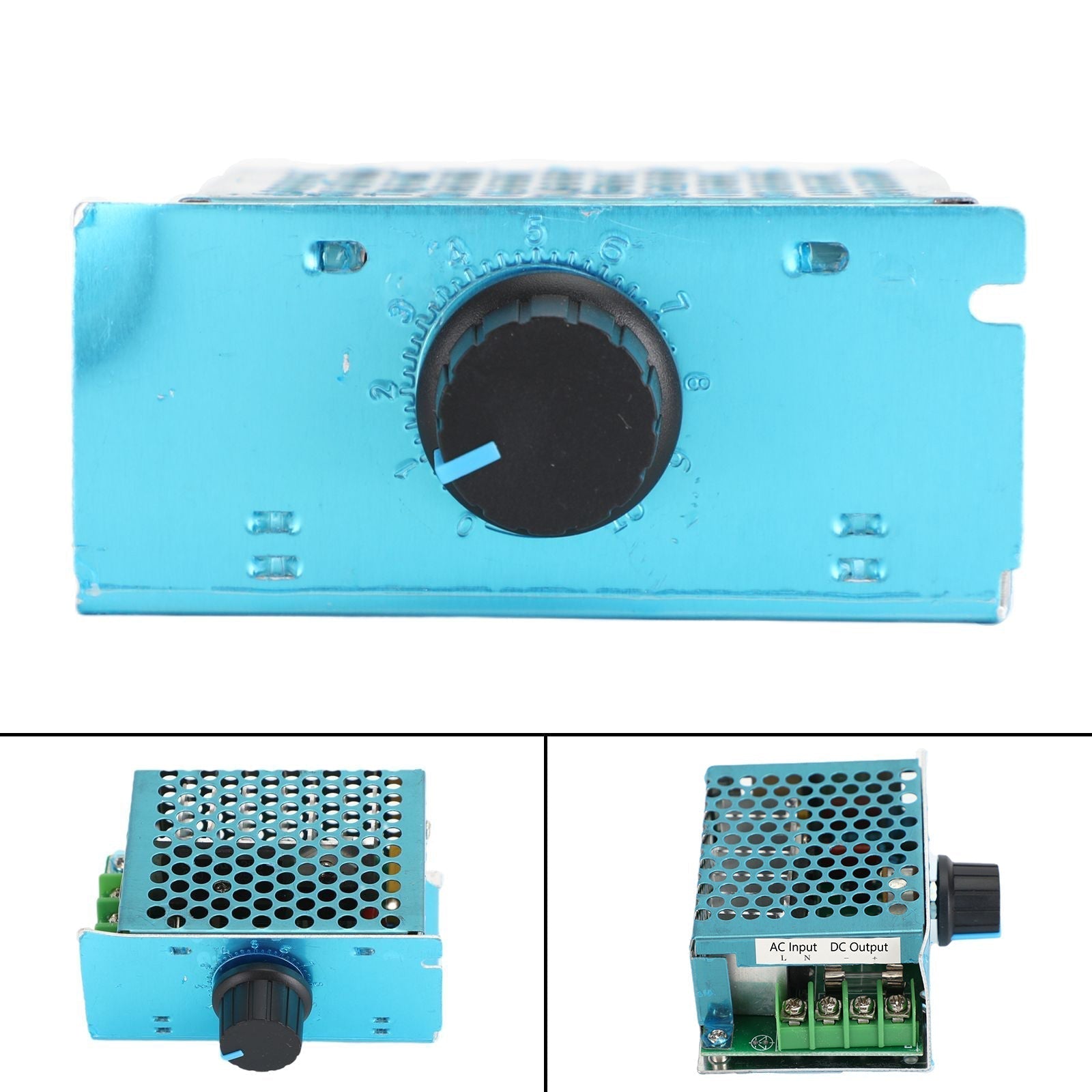 AC 220V Input Knob 20A PWM DC 220V Motor Speed Controller Regulator Switch