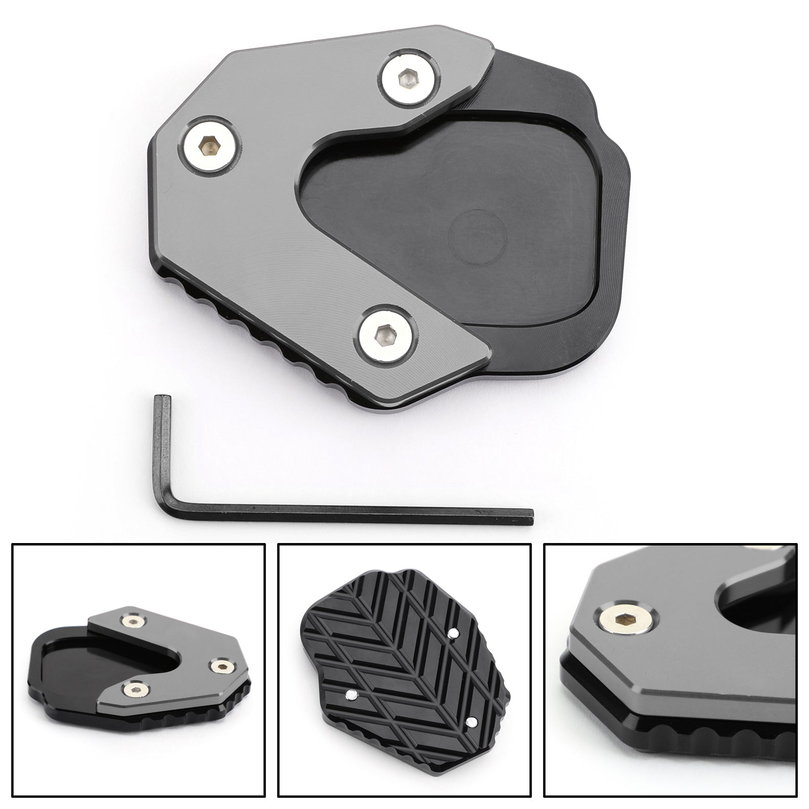 Side Stand Extension Kickstand Envularger Plate for Honda CRF250L 2013-2016 Generisk