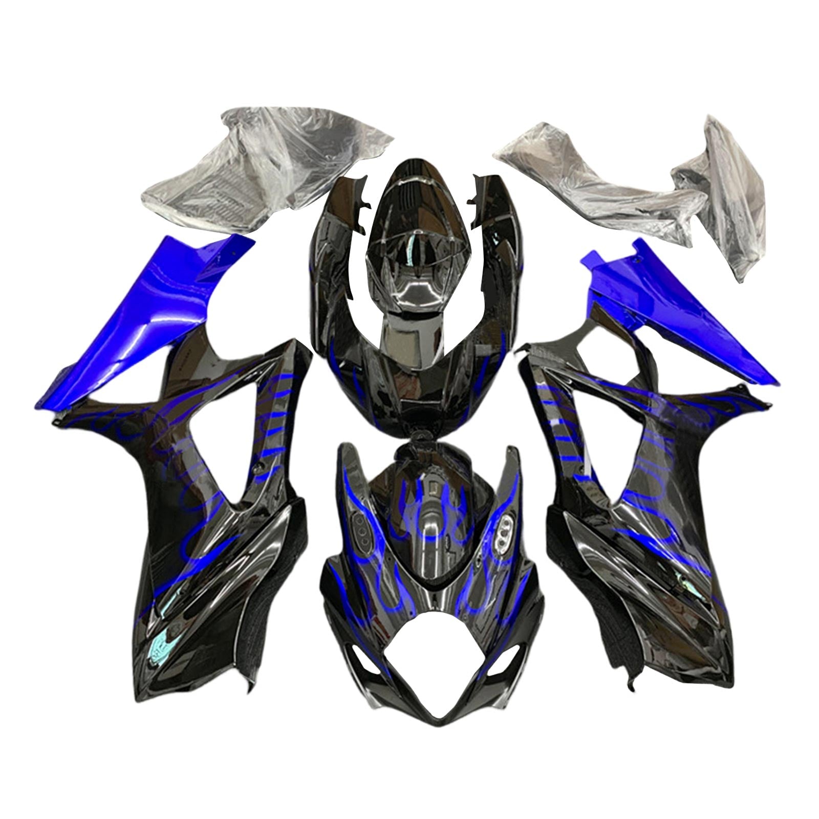 2007-2008 Suzuki gsxr1000 k7 kit de carénage kit de carrosserie en plastique