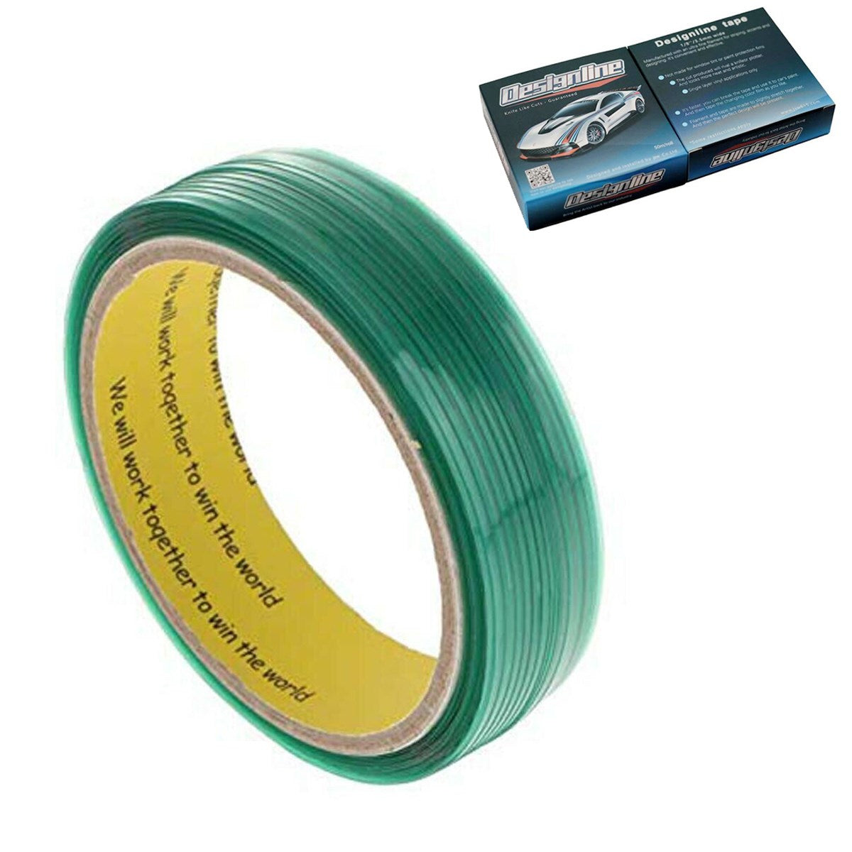 Kit de coupe-ruban de ligne de finition sans couteau de 50M, outil d'emballage de coupe de garniture en vinyle graphique générique