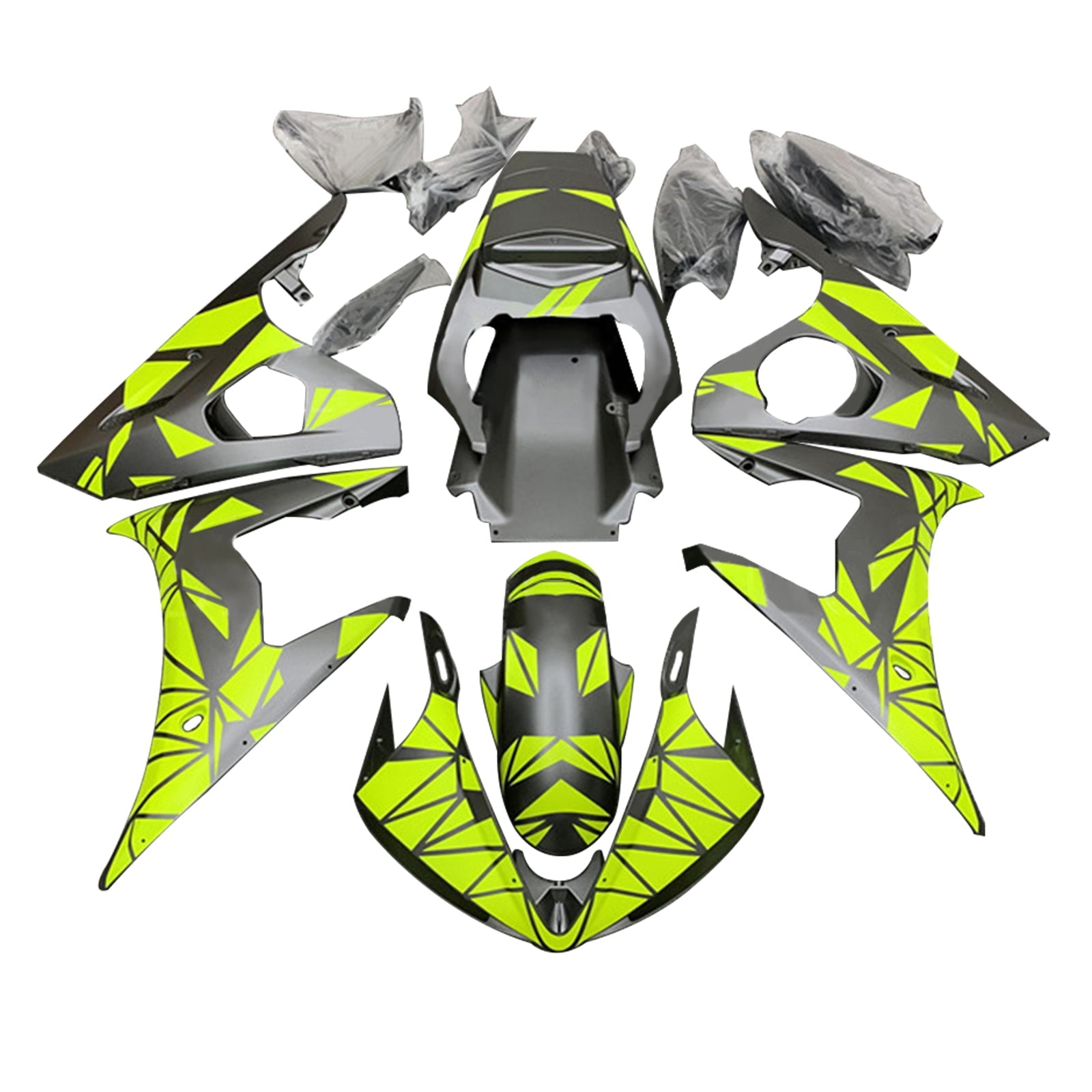 2003-2004 Yamaha YZF 600 R6 2006-2009 R6S Kit de carénage carrosserie