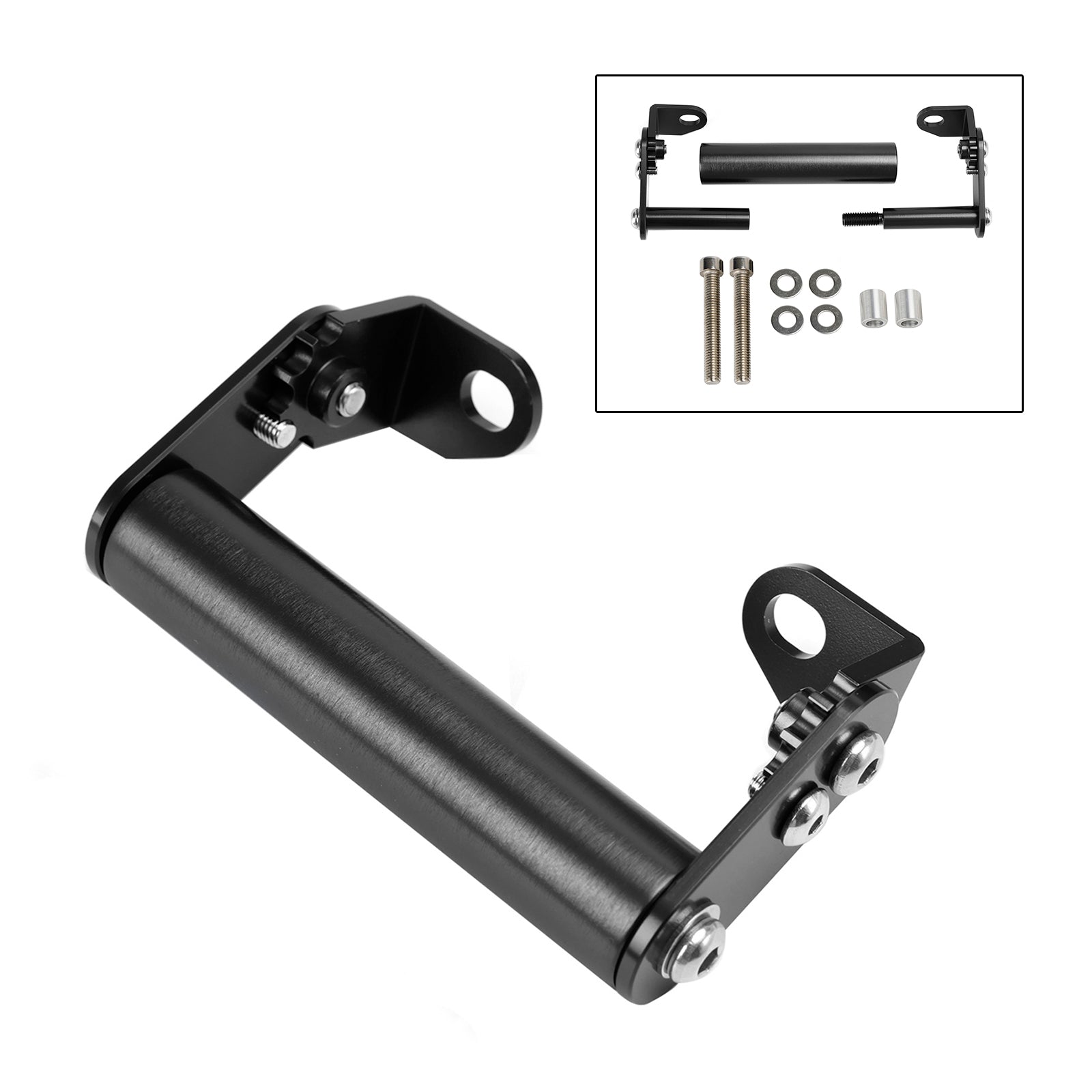 Suporte de navegação por telefone, suporte de extensão GPS 22mm para motocicleta de motocicleta vermelha