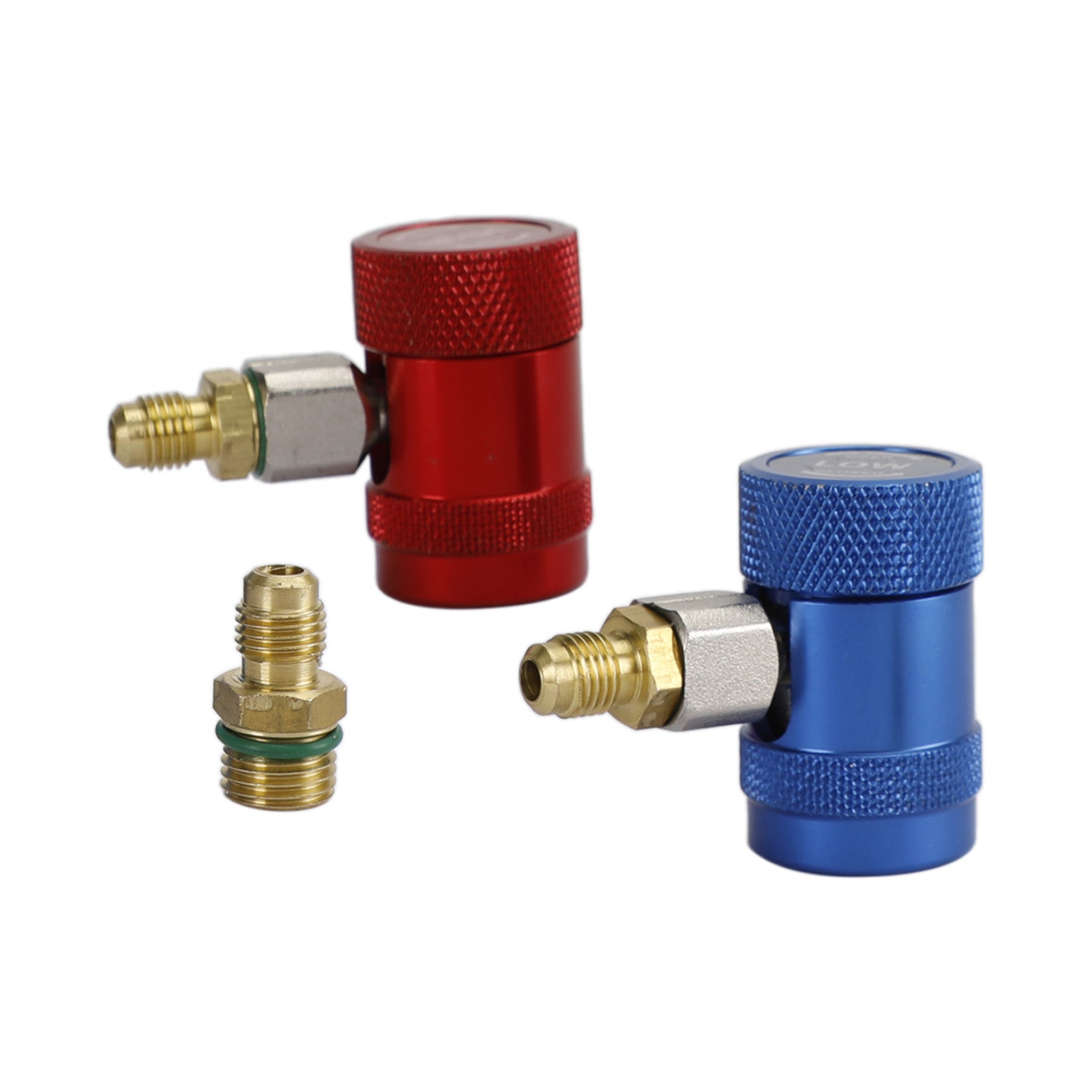 A/C R134A Snelkoppeling Adapter Spruitstukconnector 1/4" Sae Hvac Hoog&Lage kant