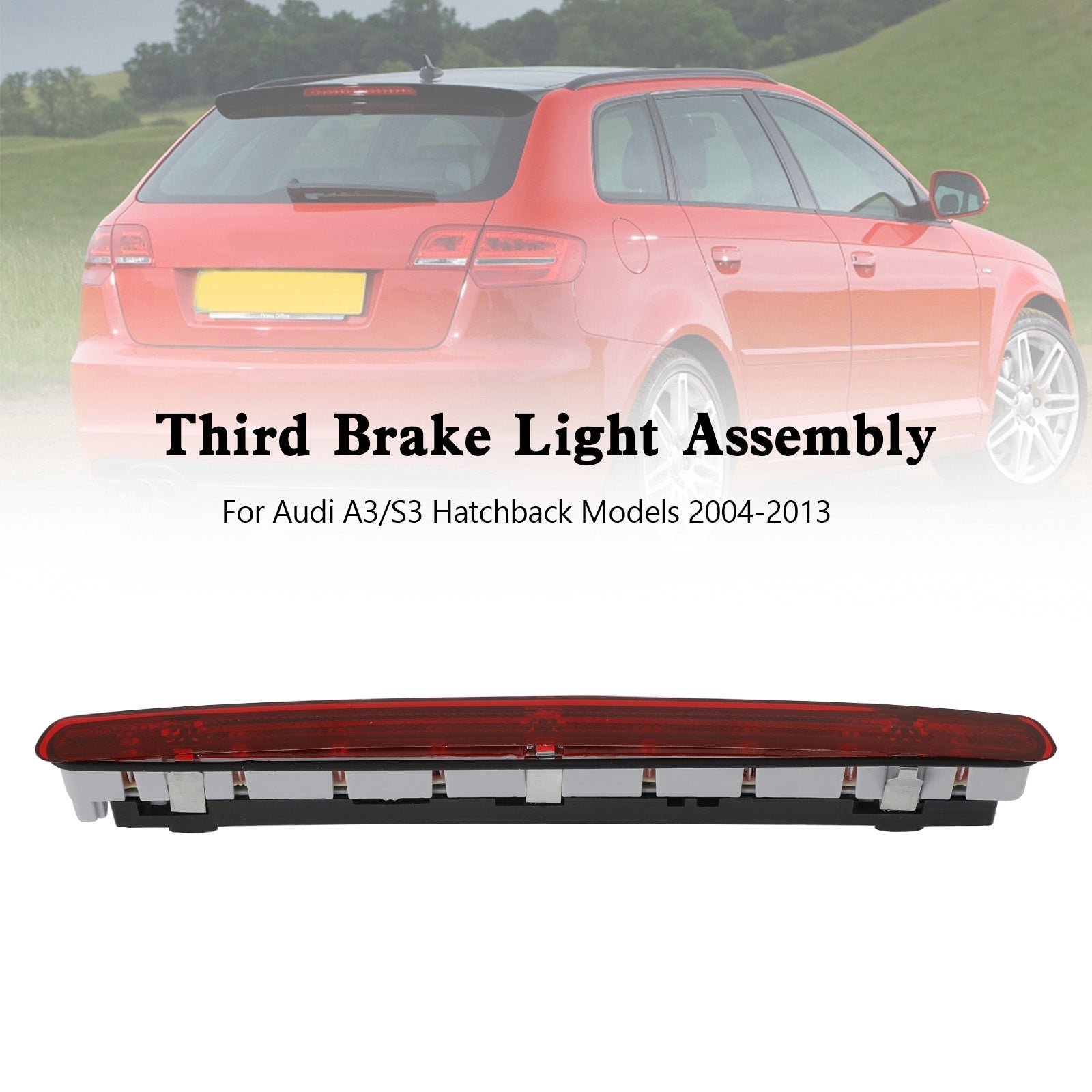 Third Brake Light 8P3945097 For Audi A3 S3 3 Door Hatchback 2004-2012