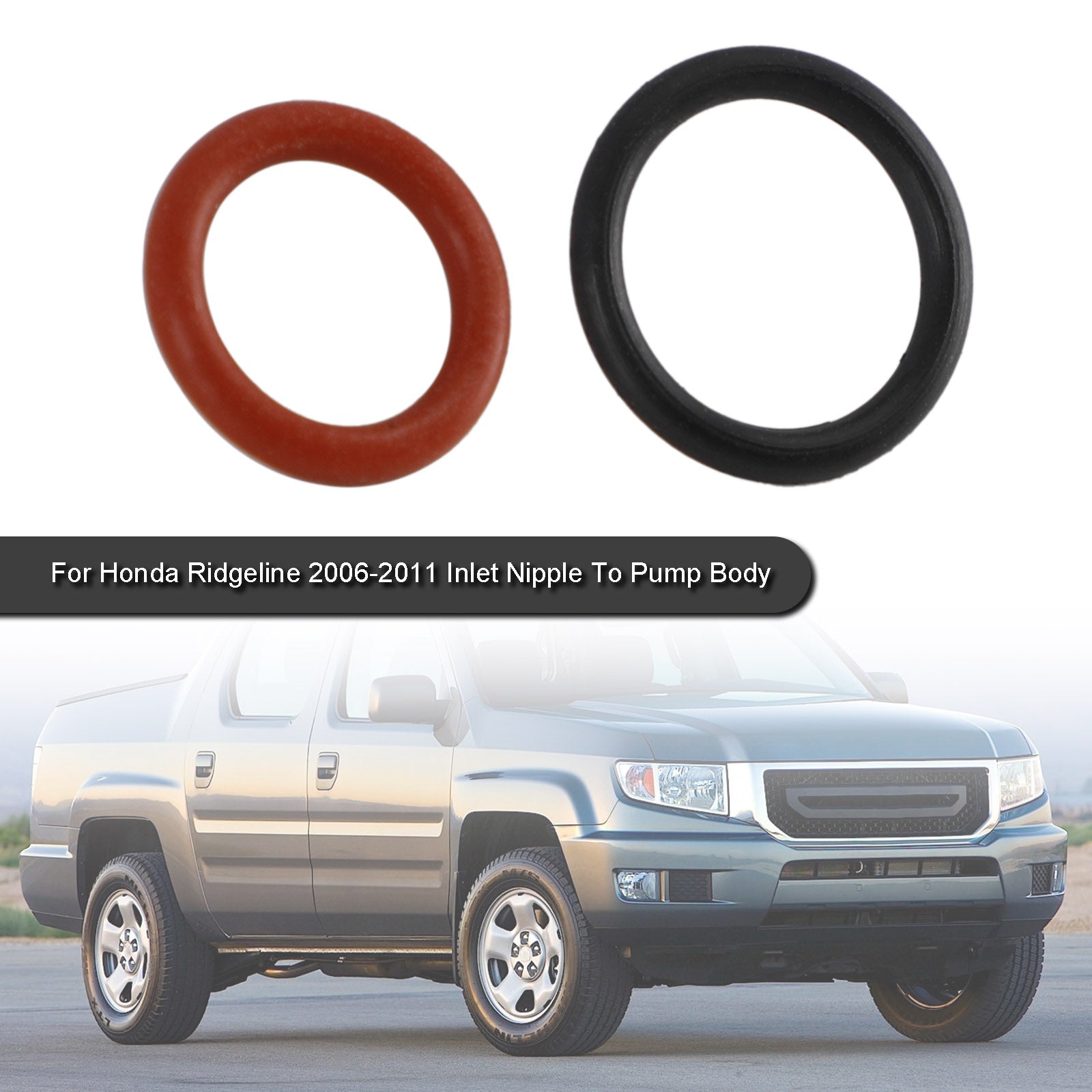 2 st gummiinlopp för servostyrningspump & O-ringstätningar för utlopp, passar Acura, passar Honda