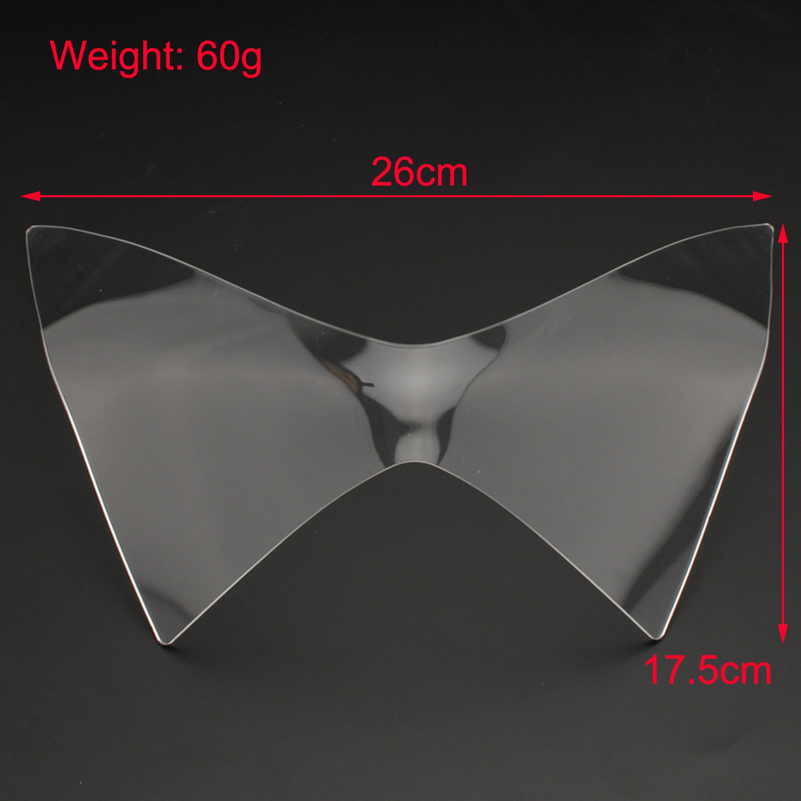 Protector de lente de faro delantero apto para Kawasaki Z250 Z300 Z800 13-16 humo genérico