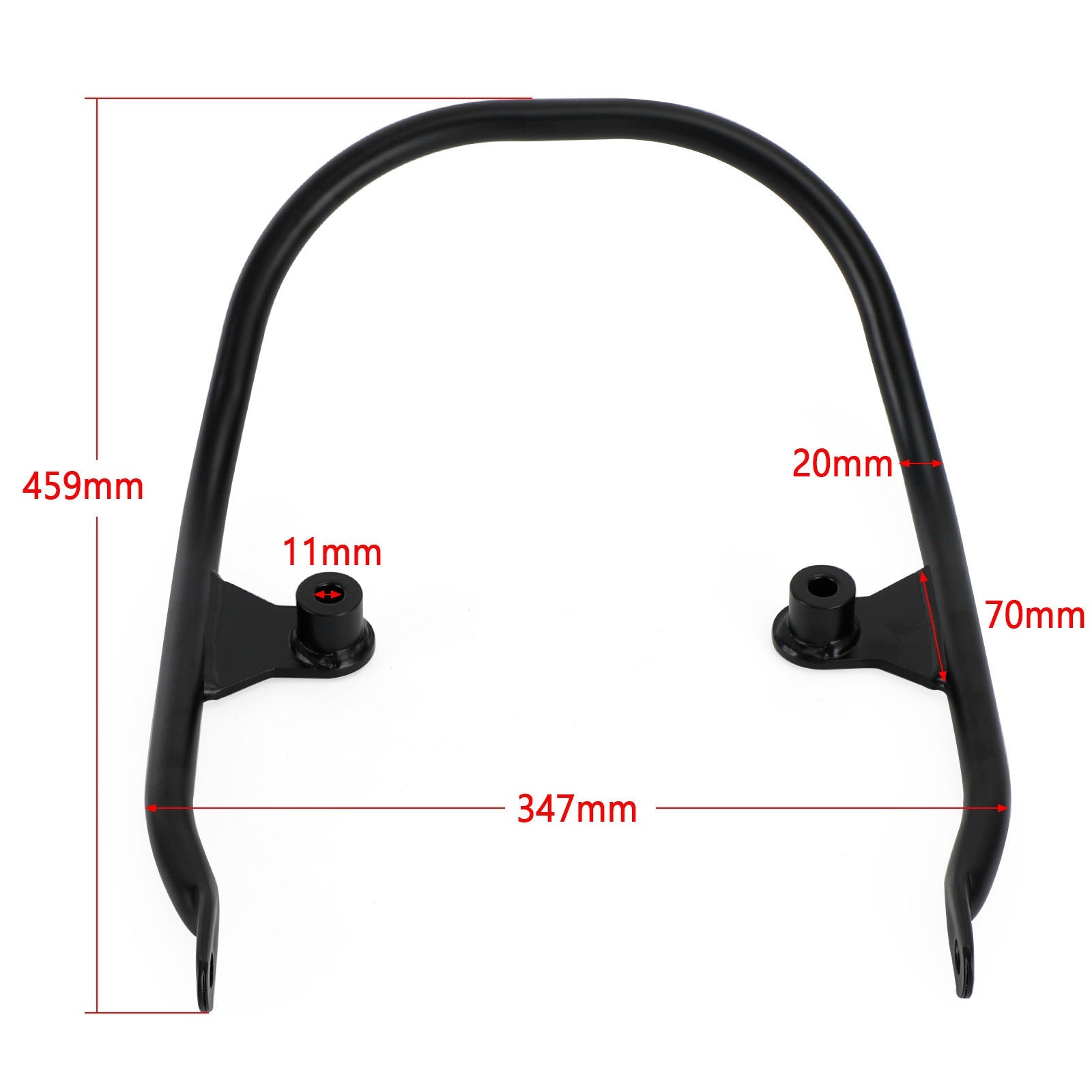 2021 2022 2023 Kawasaki Z 650 RS Black Passenger Grab Handle Bar Generic