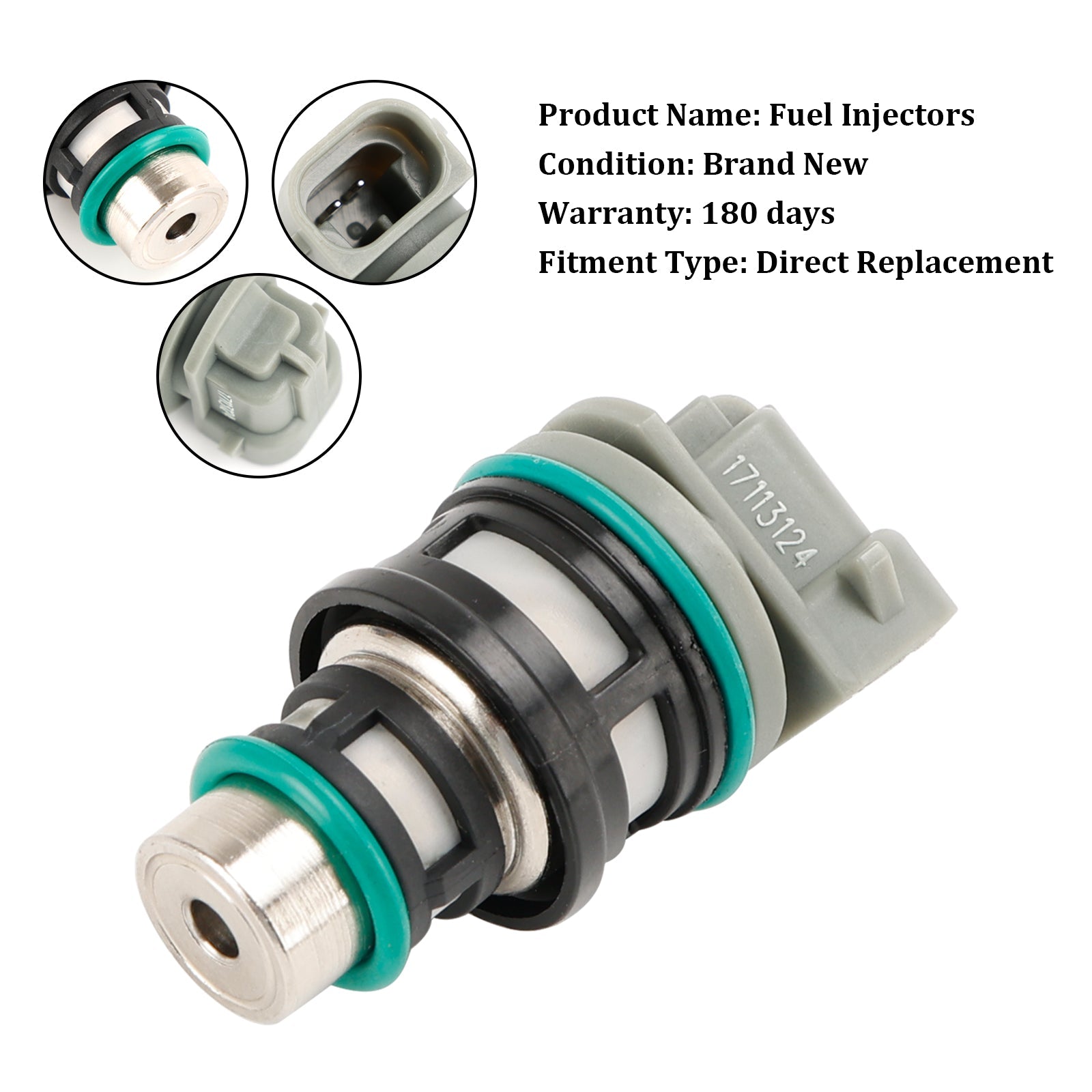 1PCS Brandstof Injectoren 17113124 Fit Chevy Fit Buick Pontiac 2.2L 17113197