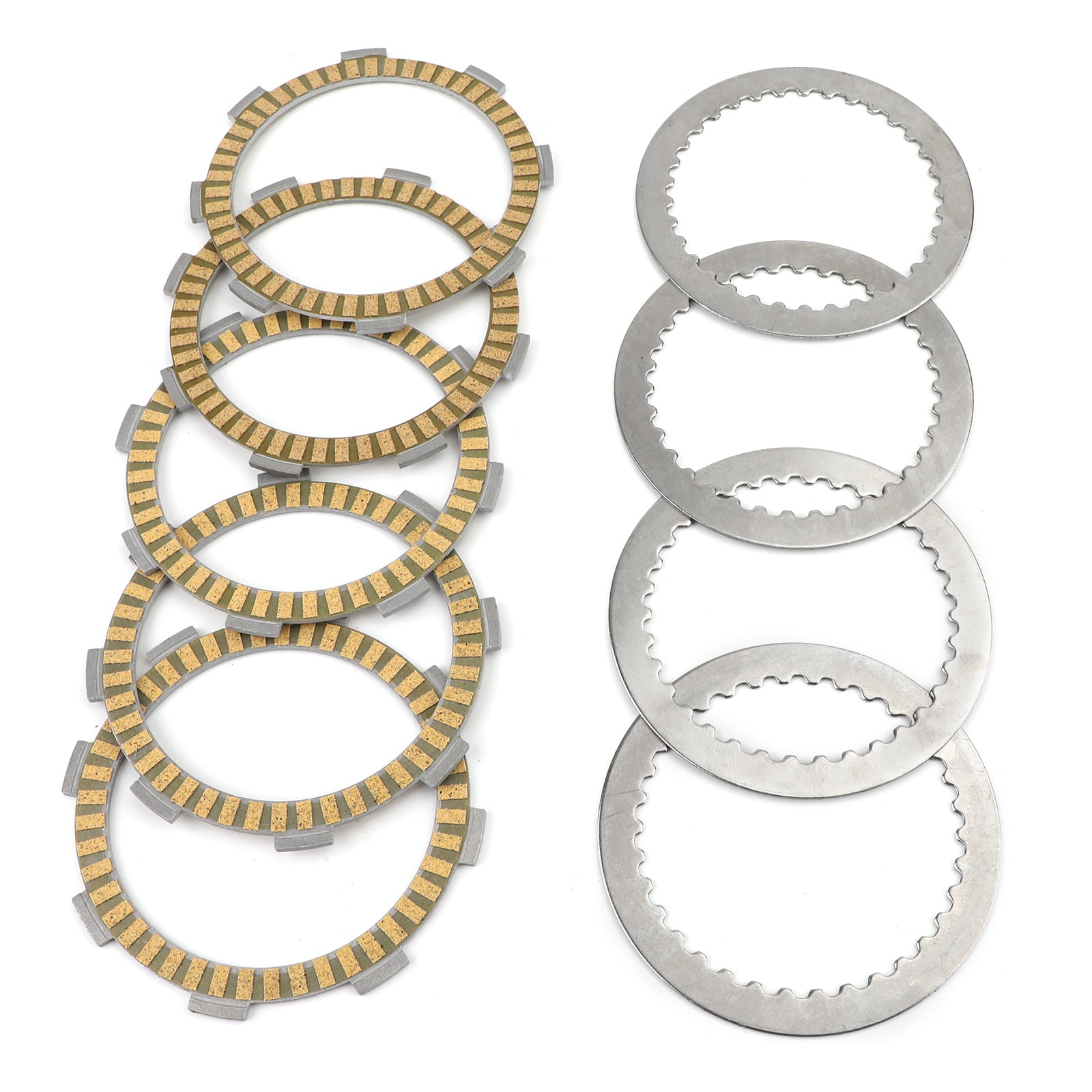 Kopplingssats stål & Friktionsplattor passar för Honda CBF125 CBF150 CRF150F CB125F Generisk