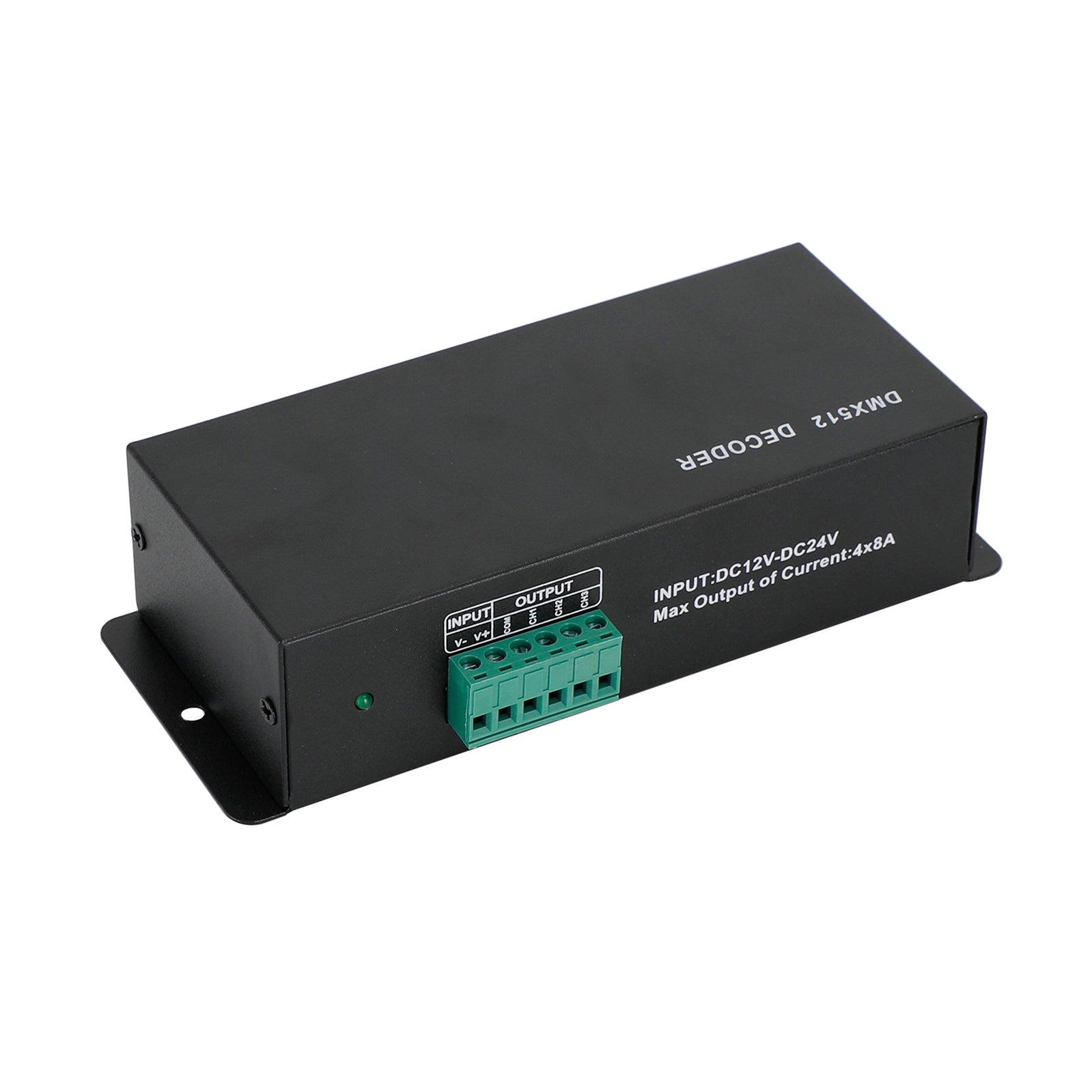 LED RGBW Controller 4x8a avkodare med digital display 4-kanal DMX512-4CH