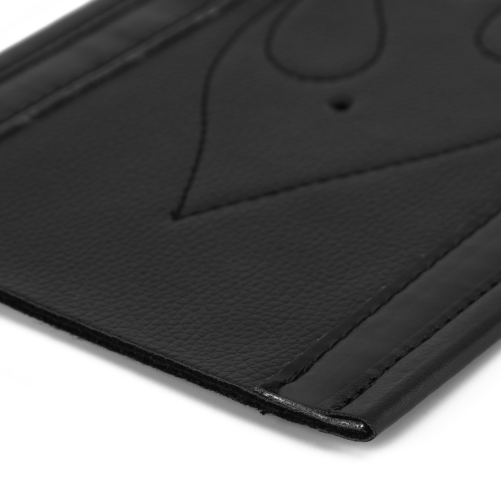 Čierny plameň steh PU kožené zadné sedadlá blatníka Bib Fit for Dyna Super Glide