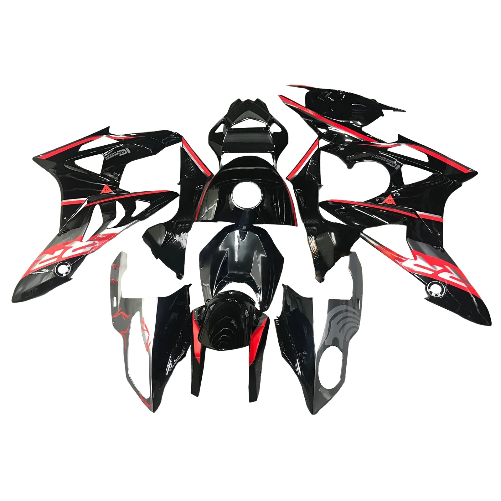 2009-2014 BMW S1000RR Kit de carénage Kit de carrosserie Plastique Abs
