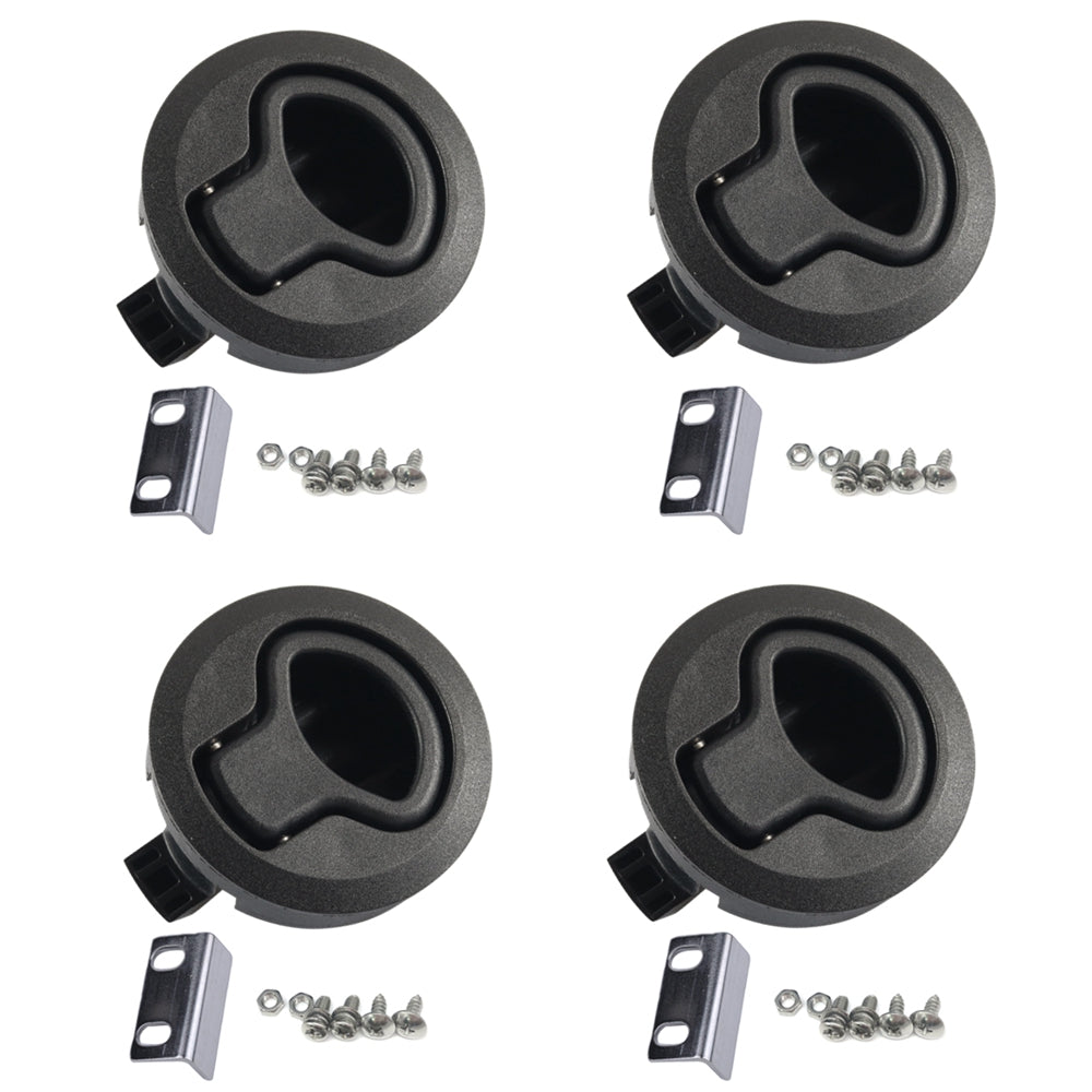 4�RV Boat Door Replace Slam Latch Hatch 2" Deck Round Pull Latch 1/2"