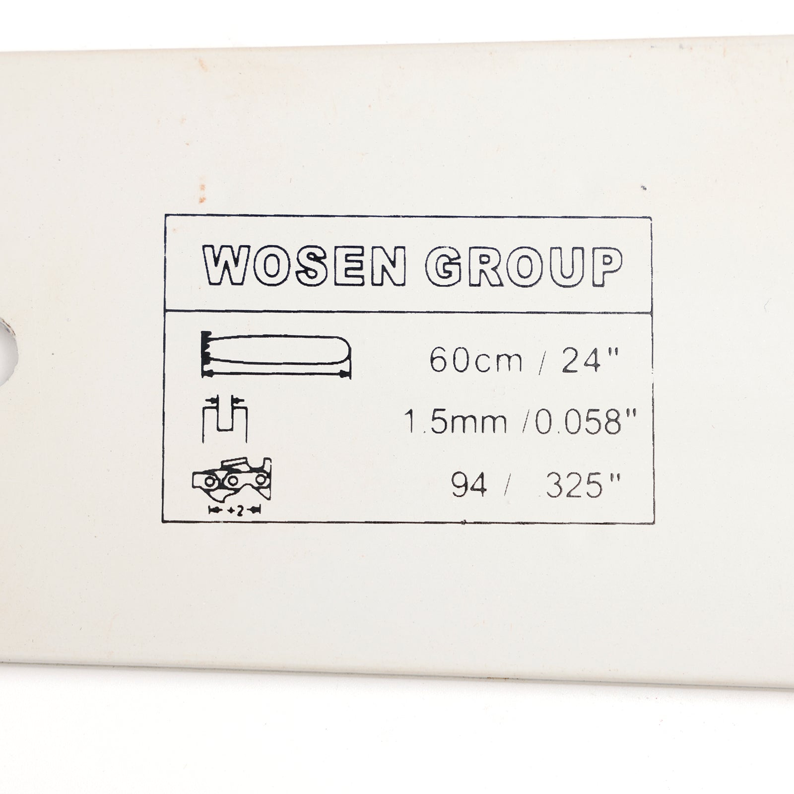 24" GUIDE-CHAÎNE DE TRONÇONNEUSE 0.325" pas 0,058 Calibre 94DL Remplacement de rechange