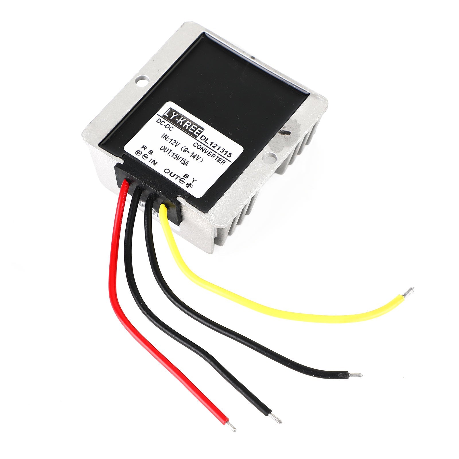 Vanntett DC/DC Converter Regulator 12V Trinn opp til 15V 15A 225W