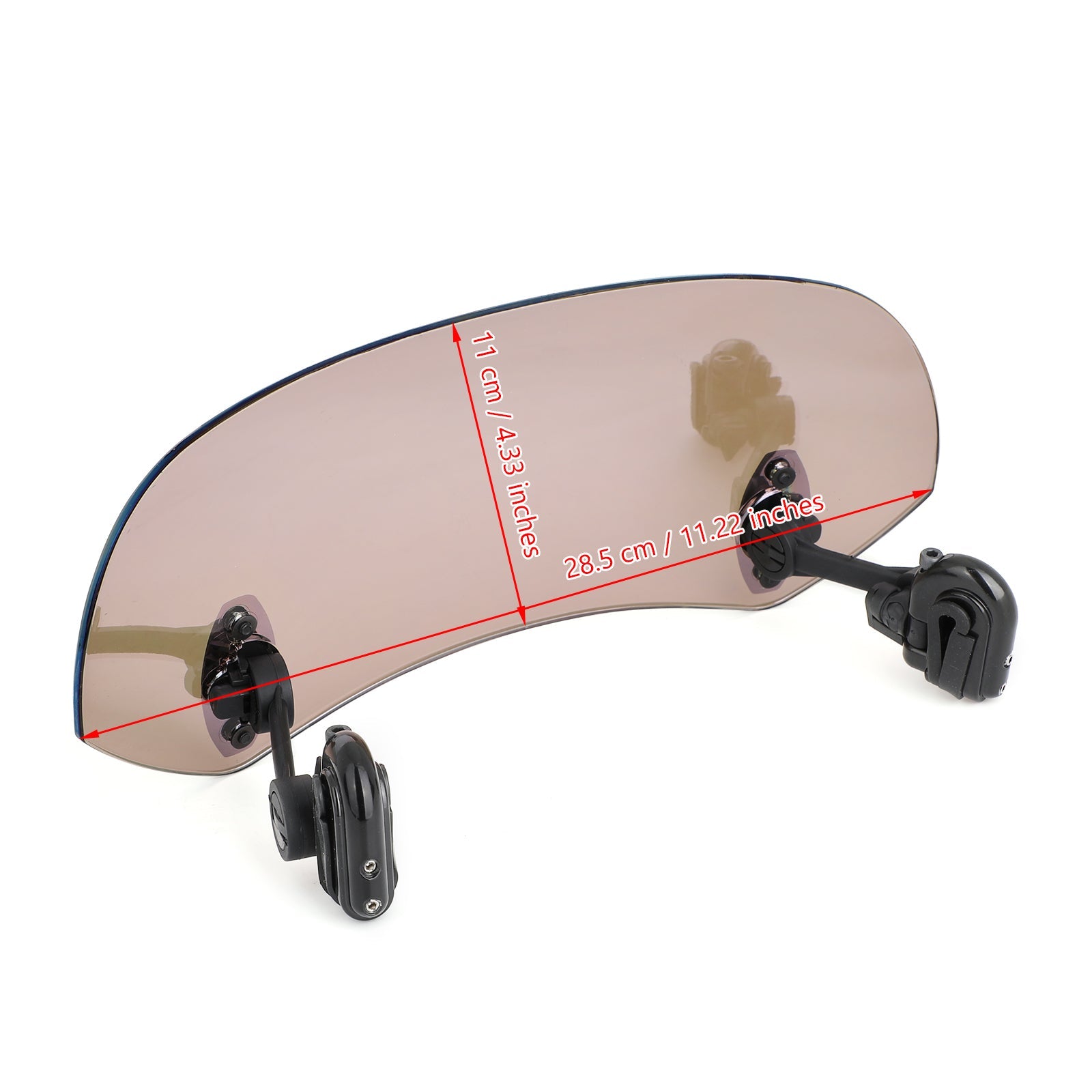 Extension de pare-brise à Clip réglable pour moto, déflecteur de vent