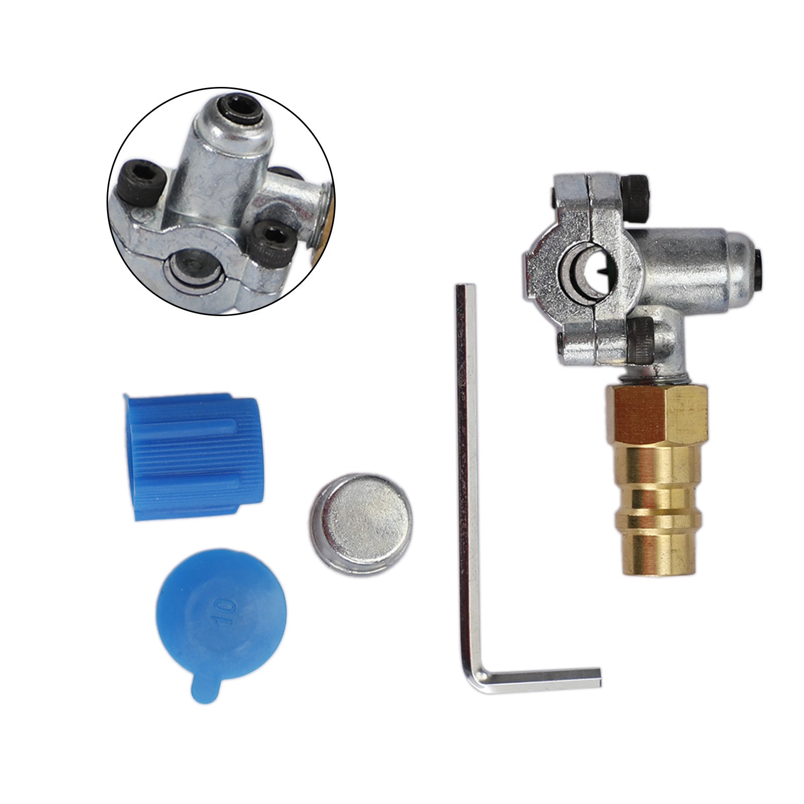Refrigerant R12 R22 R134A A/C Retrofit Valve&BPV31 Bullet Piercing Tap Kits