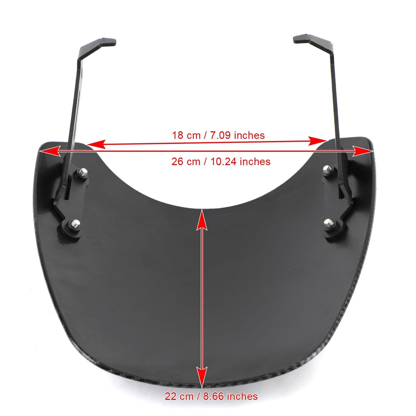 Motorcykel vindrutan för triumf scrambler 1200 2019-2021 generisk