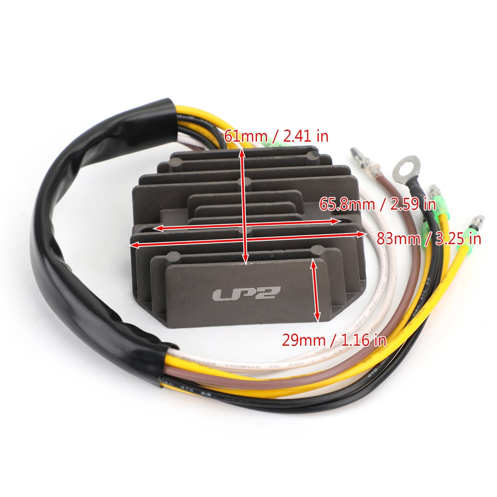 Spännings likriktare för Suzuki DT150 DT175 DT2225 DT225 87-03 150 175 200 225 HP Generic