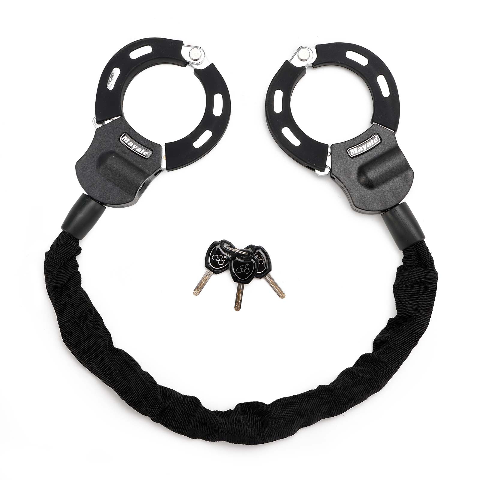 Motorfiets elektrisch scooterslot met sleutel 60 cm kettingslot anti-diefstal met tas