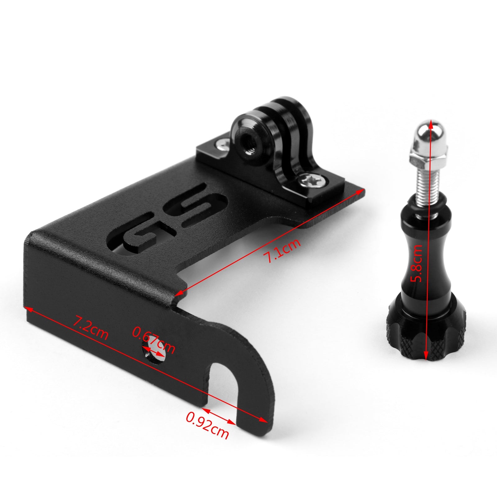 Câmera de ação Rollei&Suporte de montagem compatível para BMW R1200GS Adventure