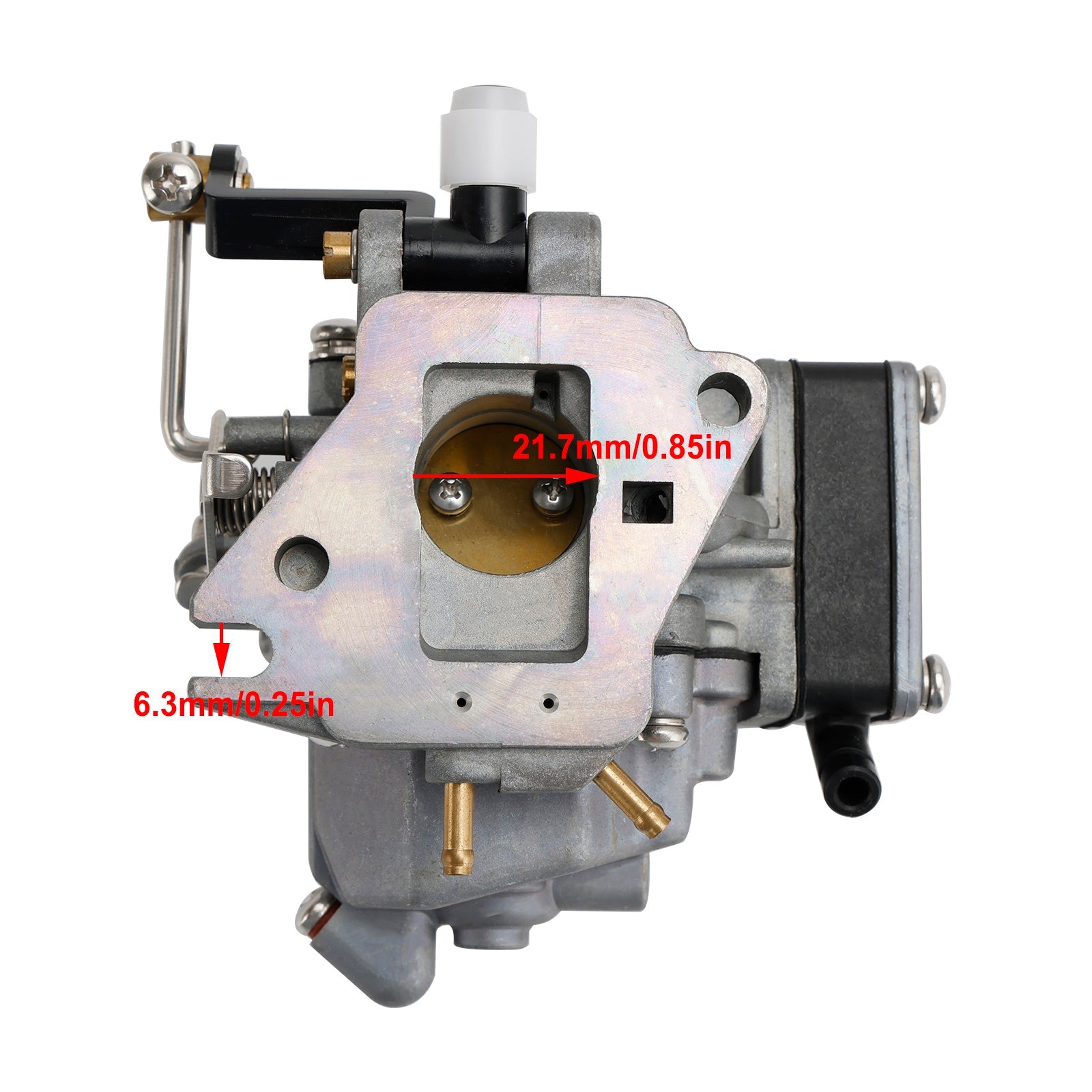 Forgasser karbohydrater passform for Yamaha påhengsmotor 2-takts 8HP E8DMH 677143010800