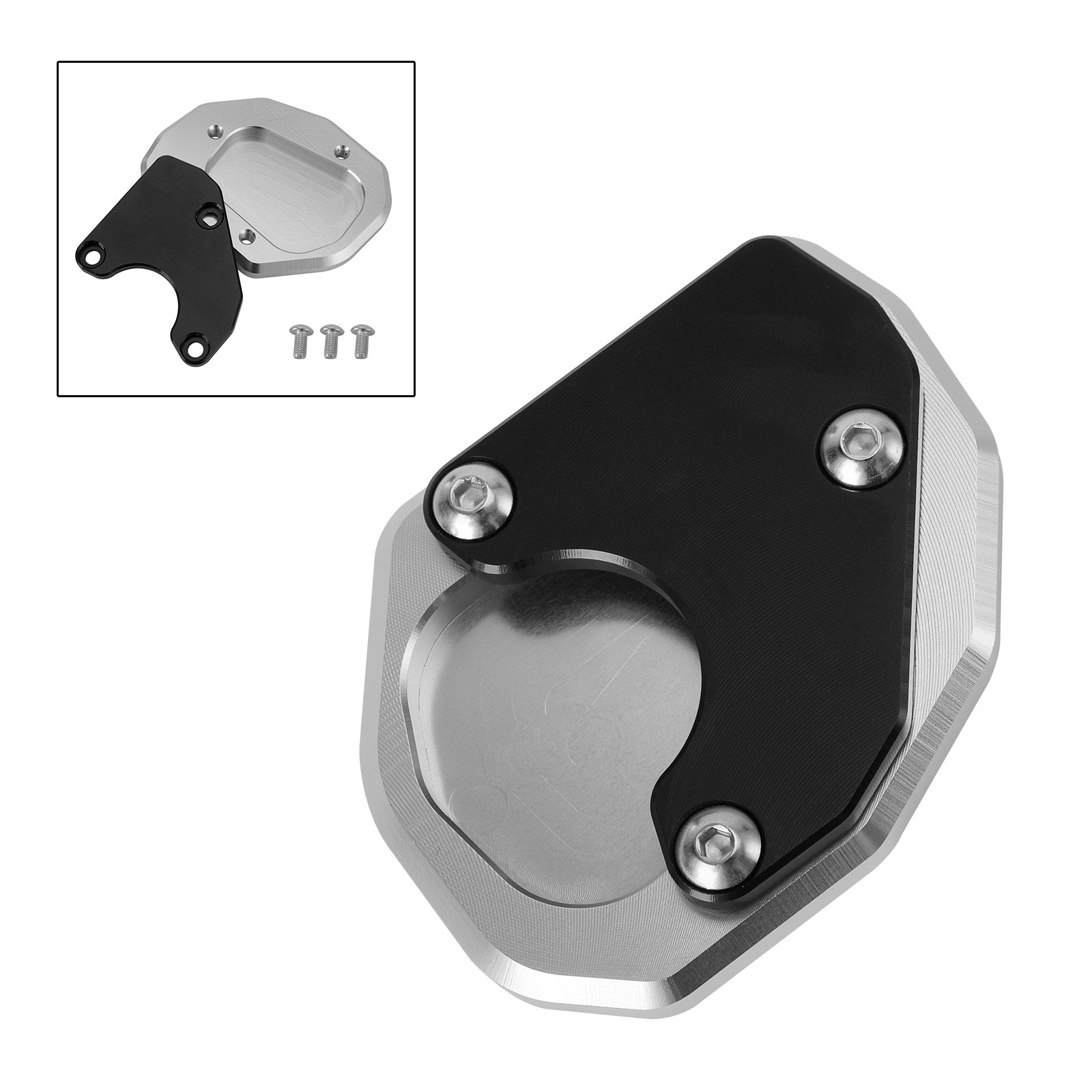 Trident 660 2021 2022 Kickstand Förstora plattplatta