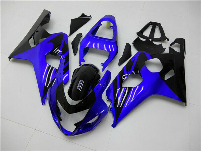 2004-2005 Suzuki GSXR600 750 Blue Black Faquing Kit od Amotopart Fairings