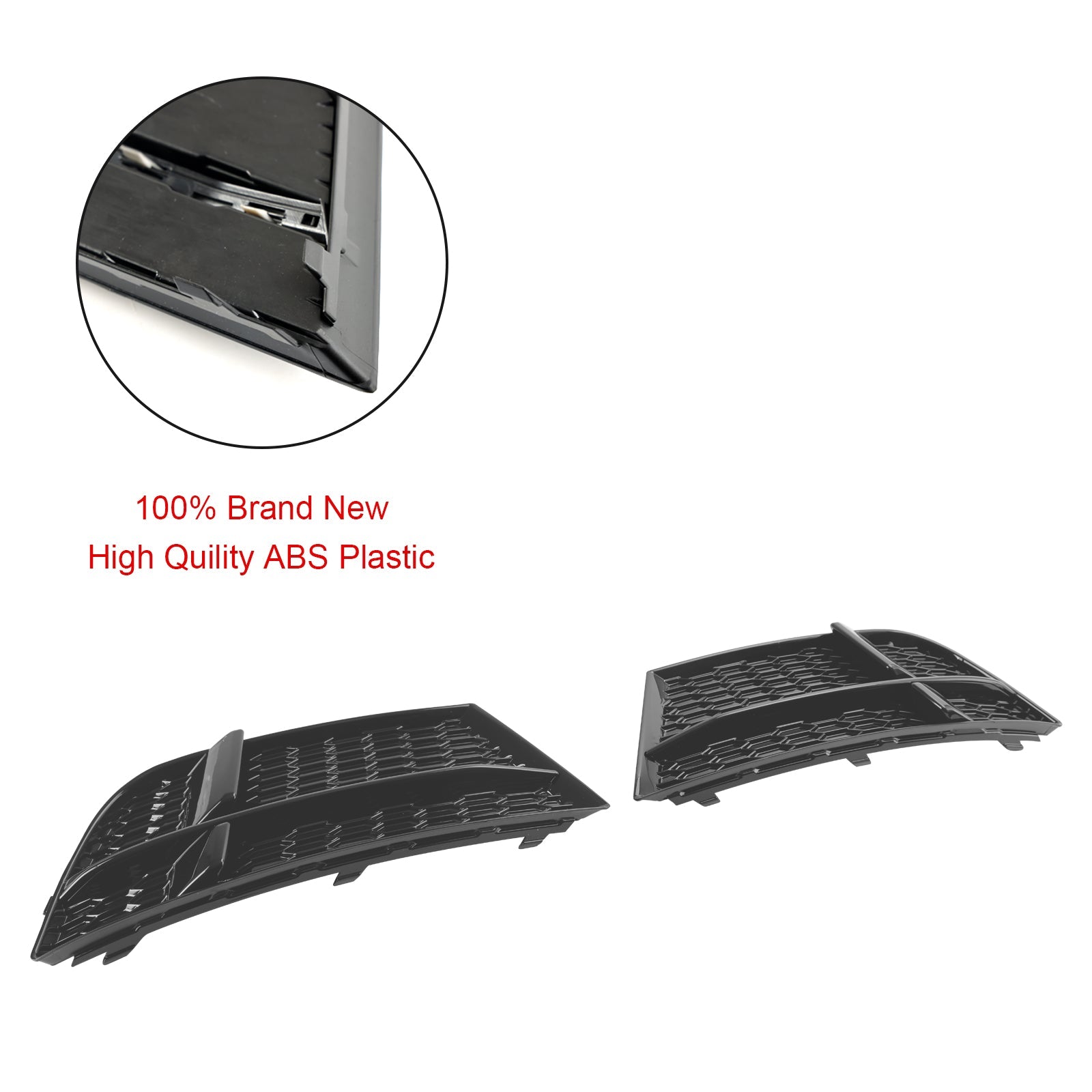 2016.05-2020 AUDI A3 8V S-LINE SEDAN / SPORTBACK / CONVERTIBLE S3 Front Fog Light Cover Bezel Grill Grille