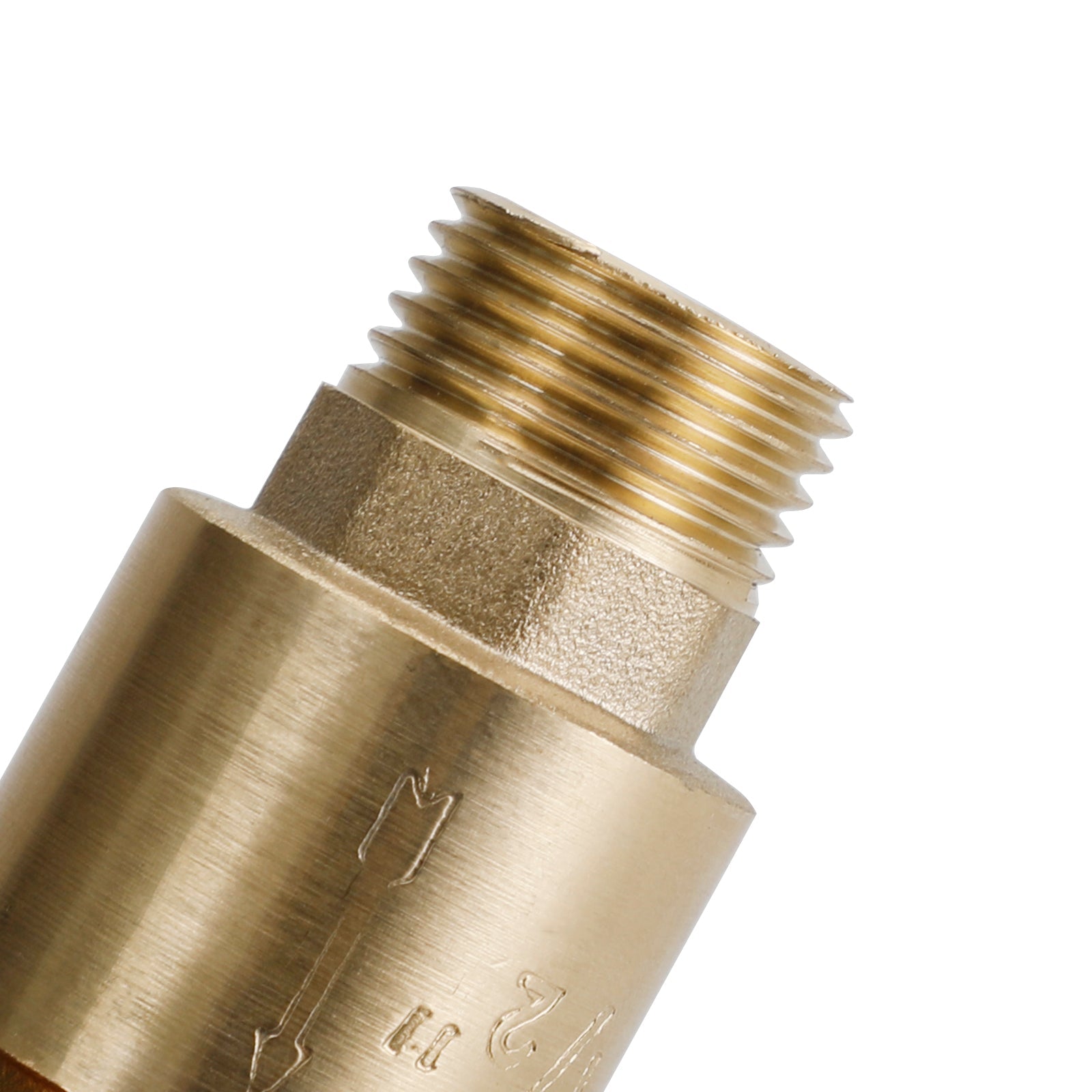 Válvula de retenção de latão G1/2" G3/4" G1" Prevenção de refluxo sem retorno com rosca M para F
