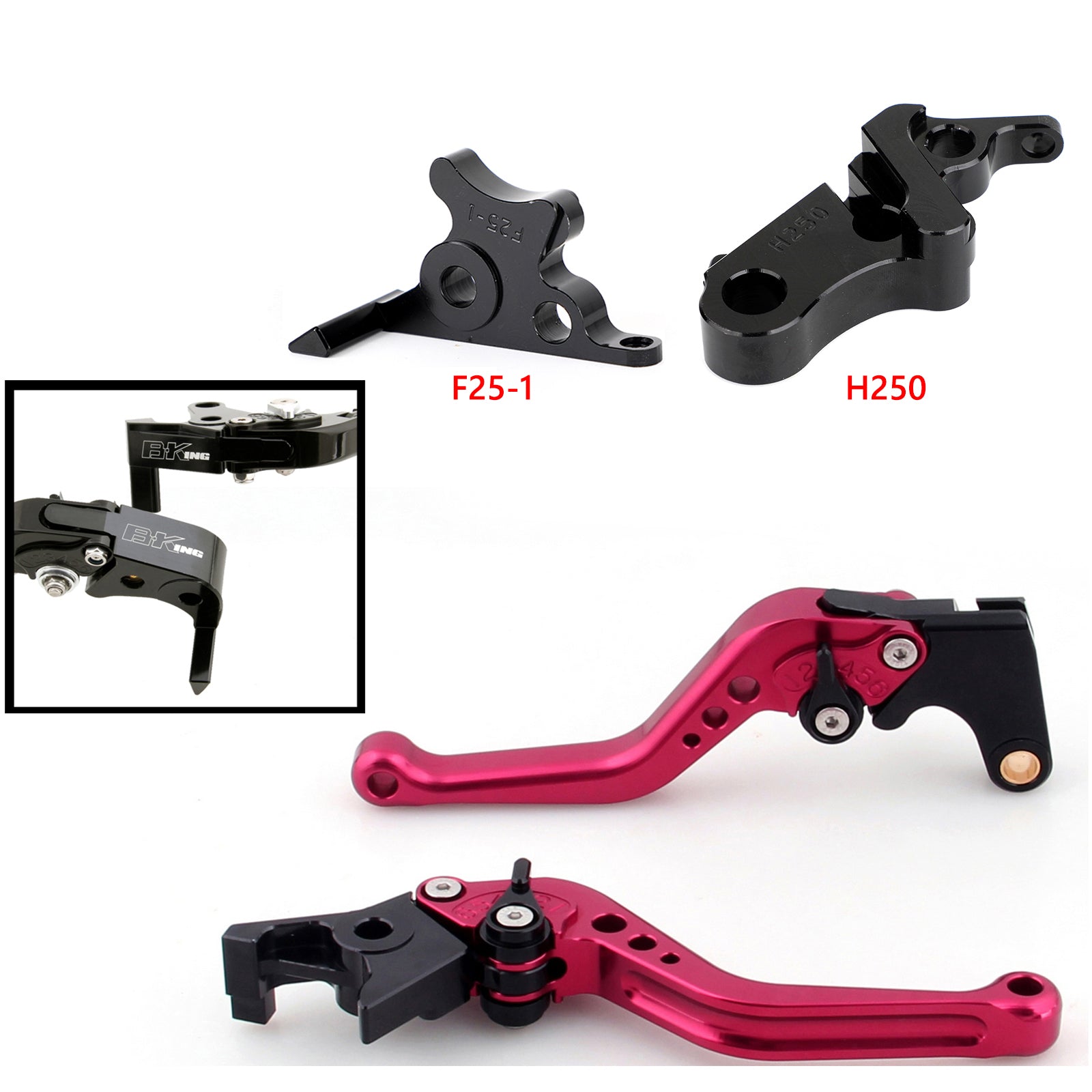 Short Clutch Brake Lever fit for Honda CBR500R/CB500F/X 19-21 CBR300R 19-21