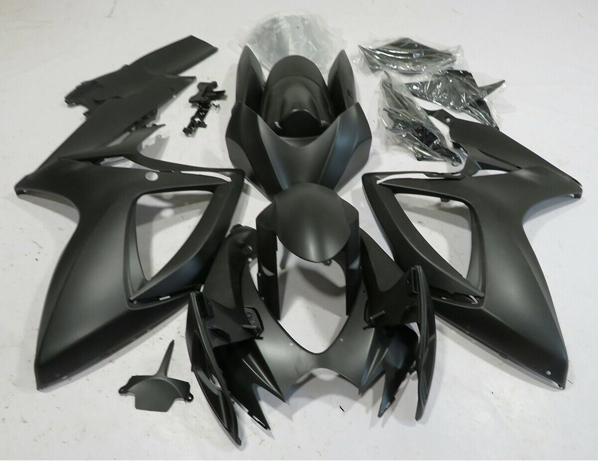 2006-2007 Suzuki GSXR 600/750 Fairring Matt Black Kit