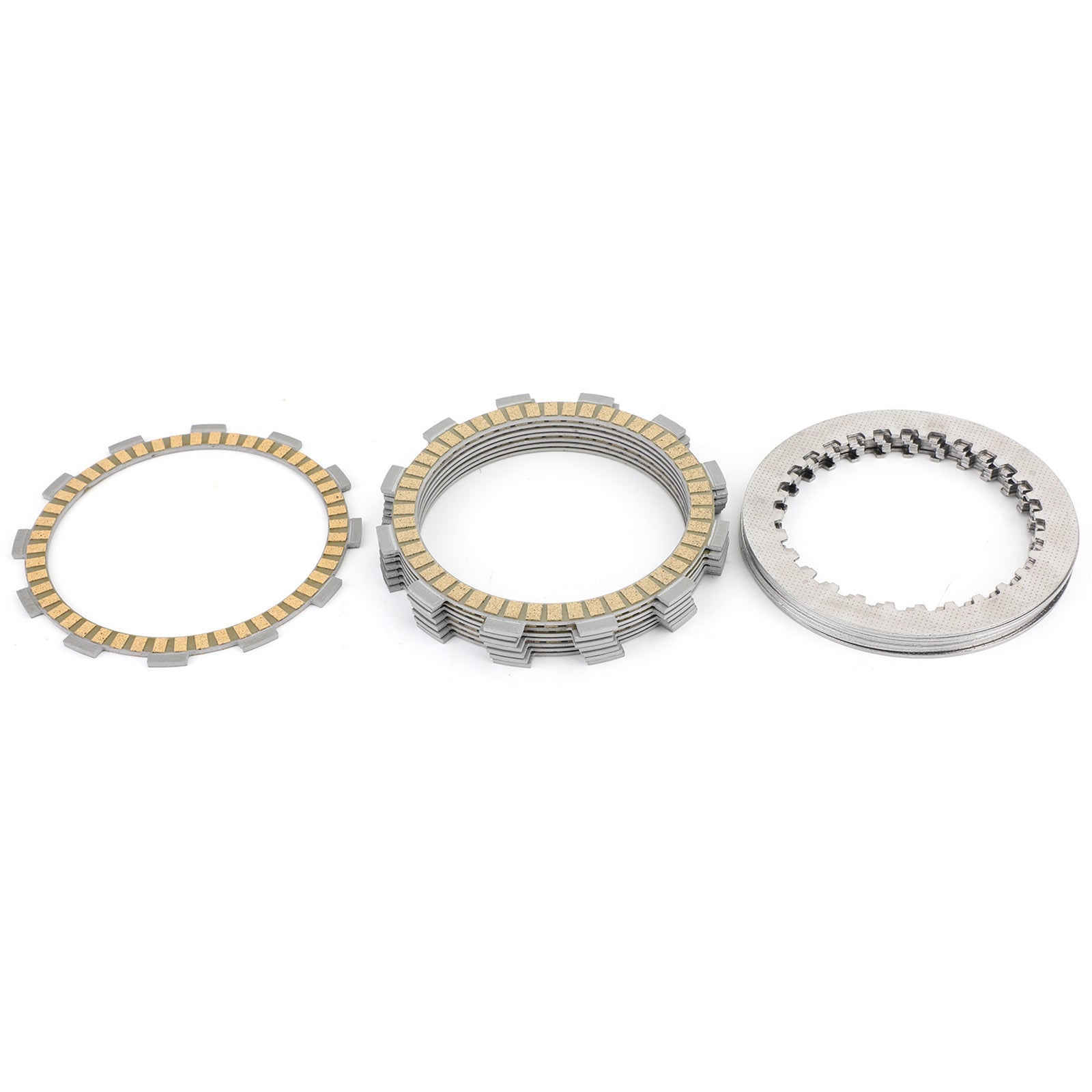 Kopplingssats stål & Friktionsplattor för Suzuki GSX 600 750 F GSF650 Bandit 98-06 Generisk