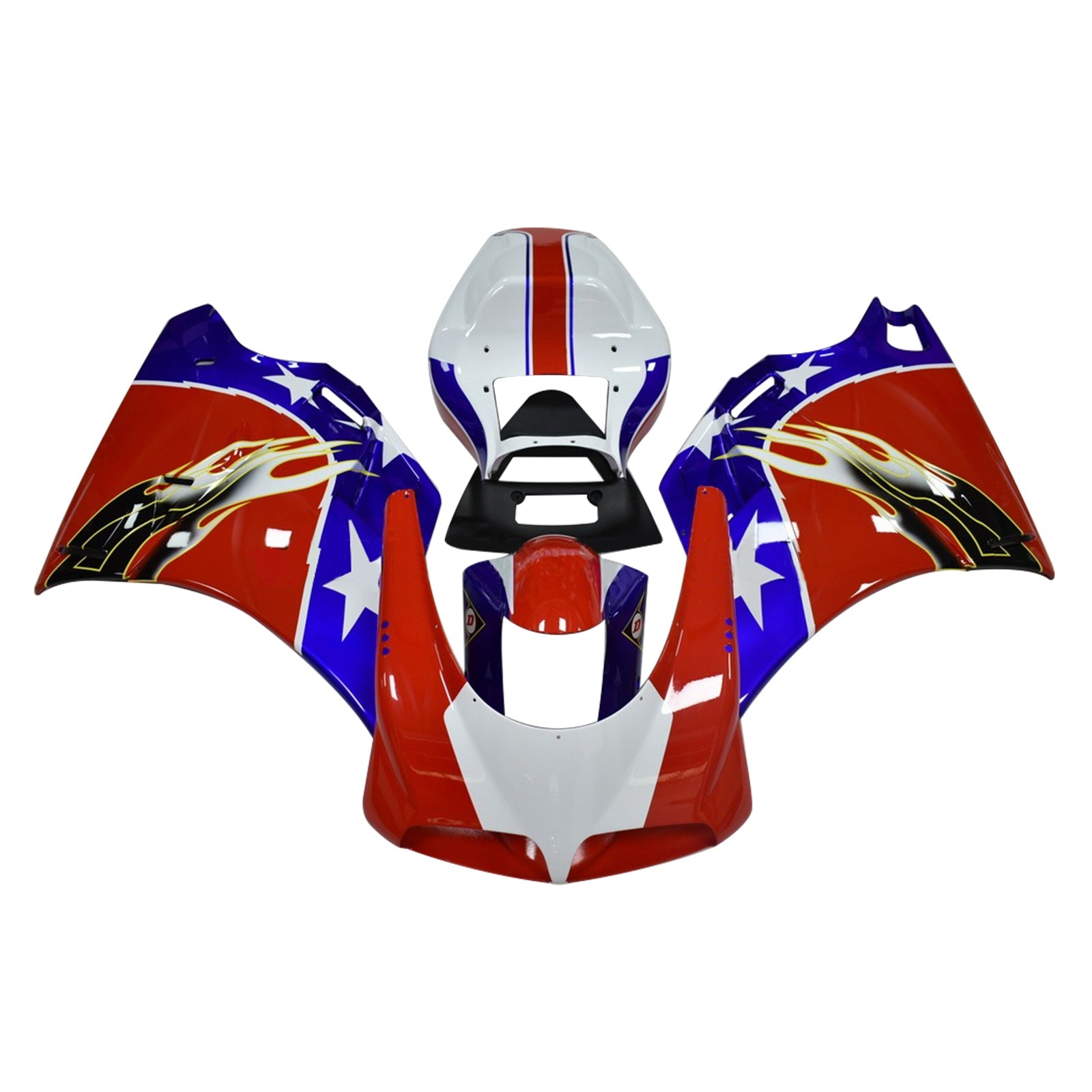 1996-2002 Ducati 996 748 916 998 FAIRING KIT BOODYWORK ABS #103