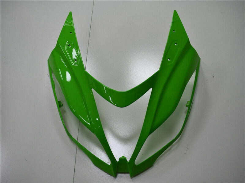 2013-2016 KAWASAKI ZX6R AMOTOPART FAIRING INJECTION KIT PLASTIQUE KIT VERT KIT ADM