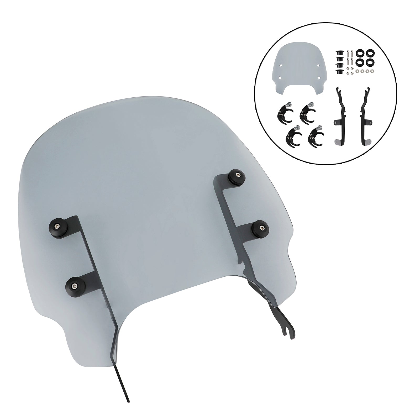 Parabrisas de motocicleta ABS apto para Sportster S RH1250 2021-2022 Fedex Express
