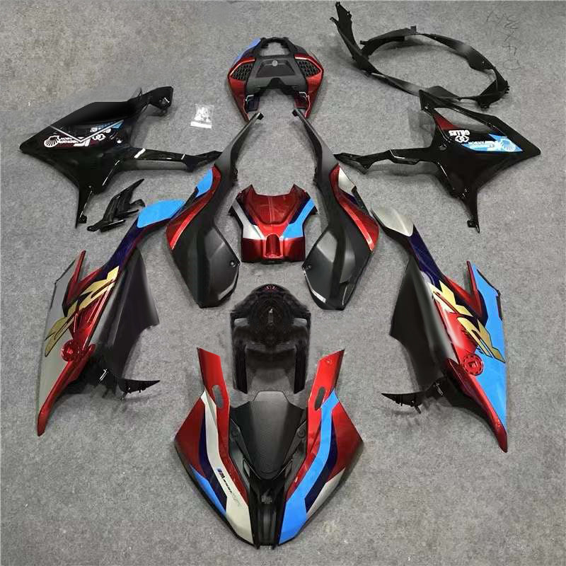 2019-2022 BMW S1000RR Amotopart Kit de carénage d'injection carrosserie plastique ABS #5