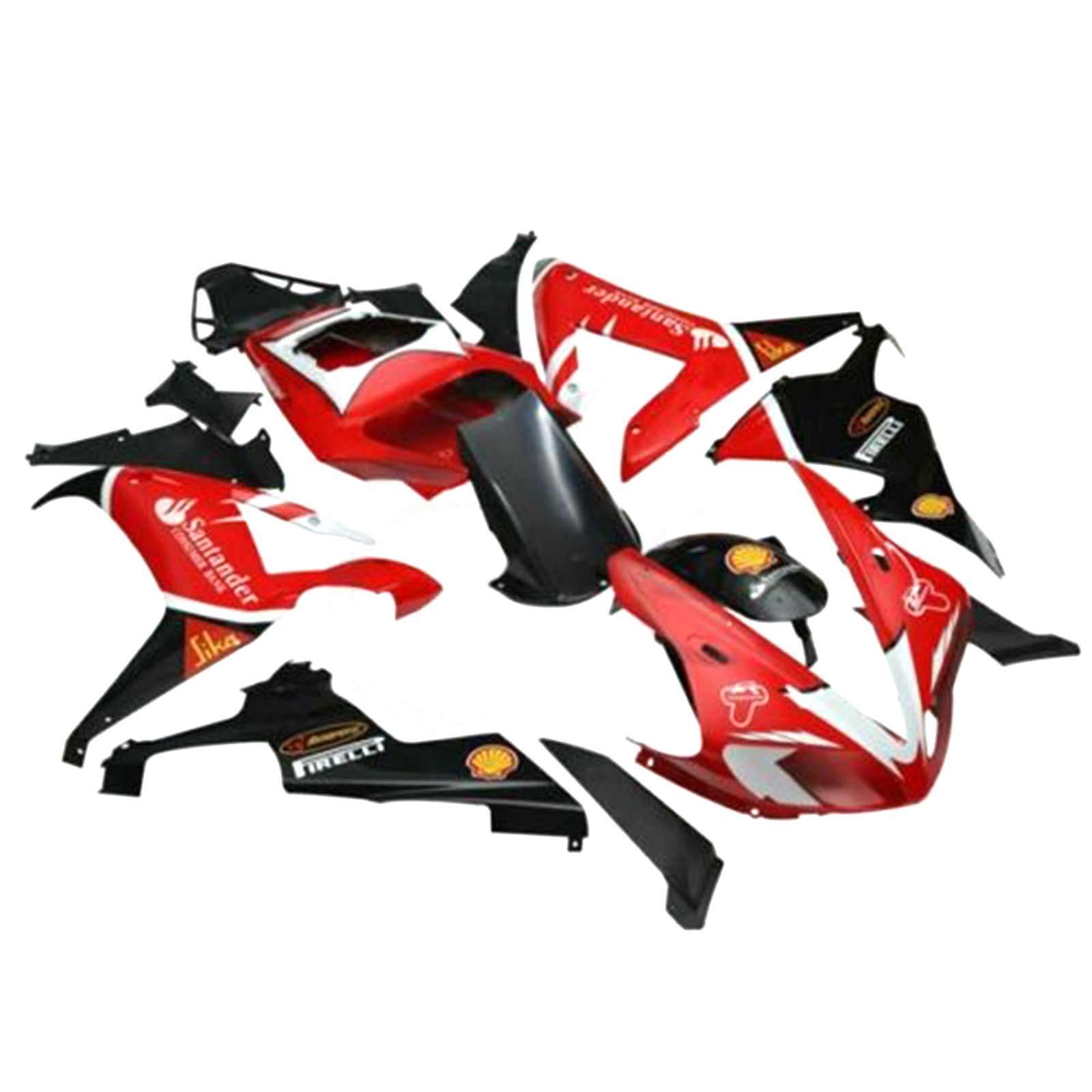 2002-2003 Yamaha YZF R1 YZFR1 Amotopart Injection Abs Fairing Bodywork Kit Ny #19