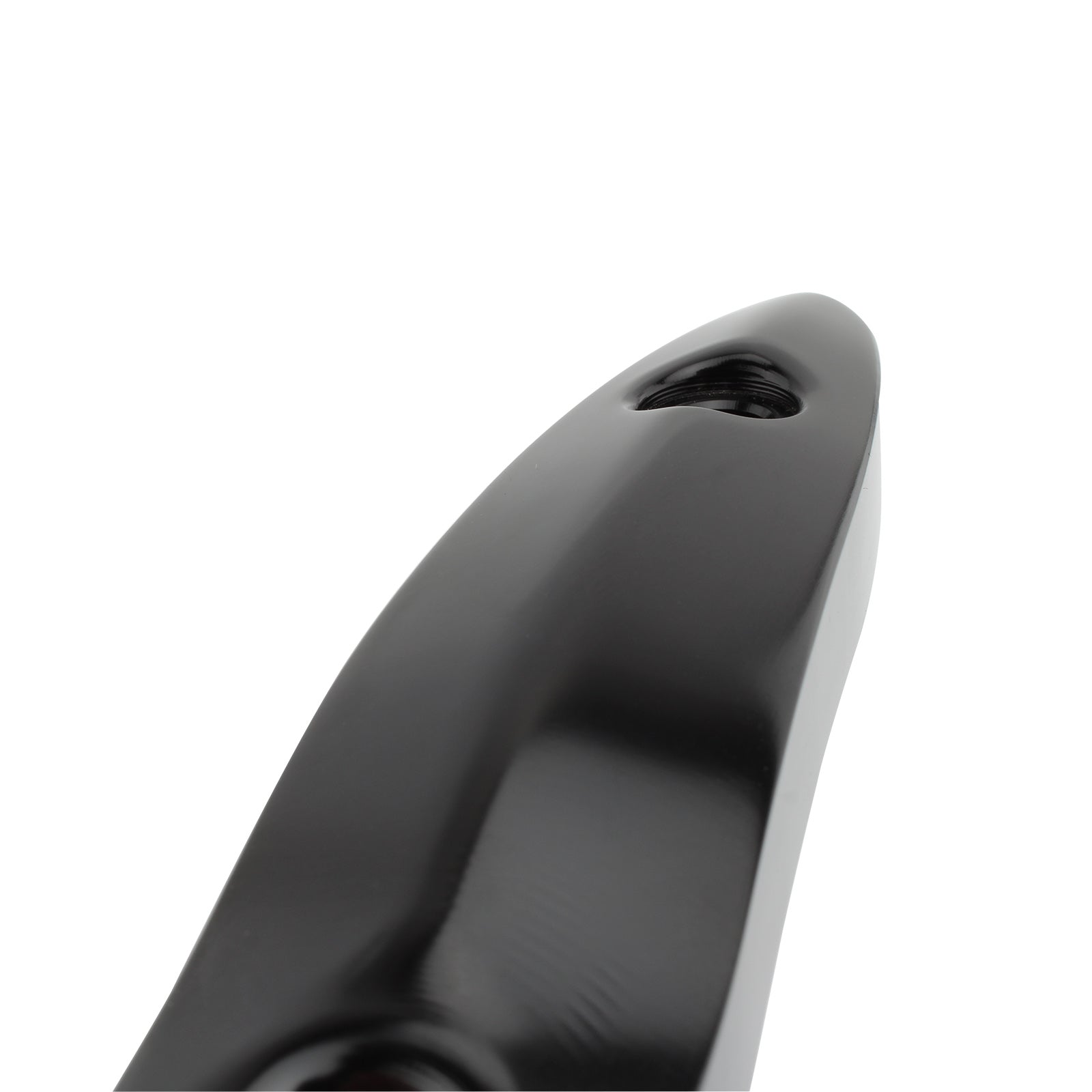 Kit de reubicación de placa de matrícula de soporte de extensión de señal de giro apto para Softail 00-20 negro